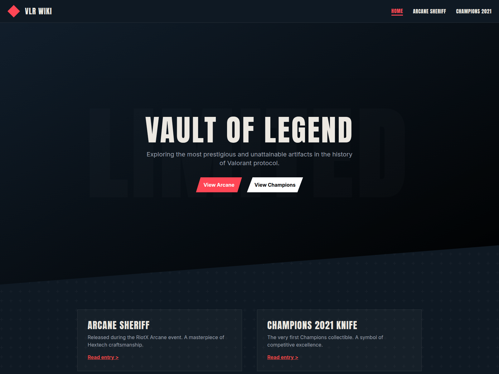 Screenshot of vctlegacy.com