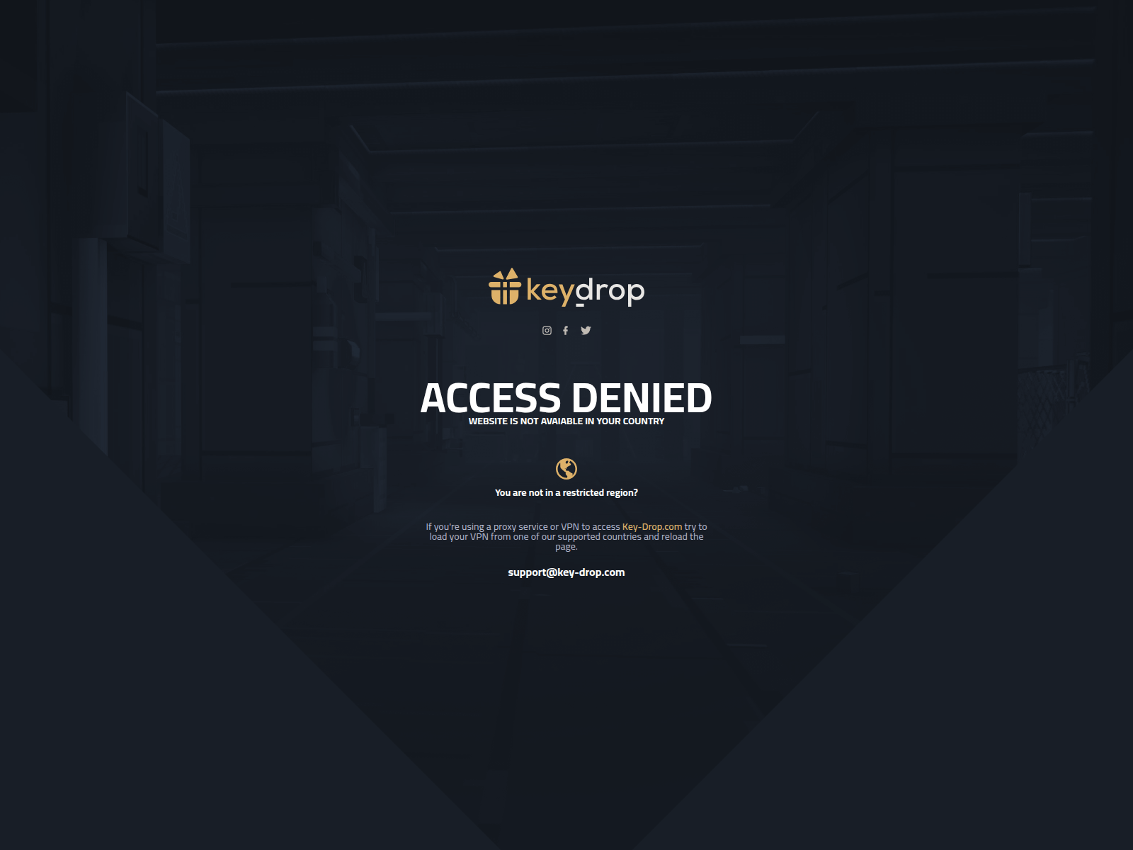 Screenshot of key-drop.cloud