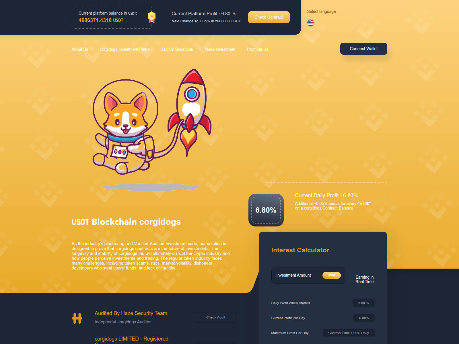 Forensic screenshot of www.peerchaindogs.cc