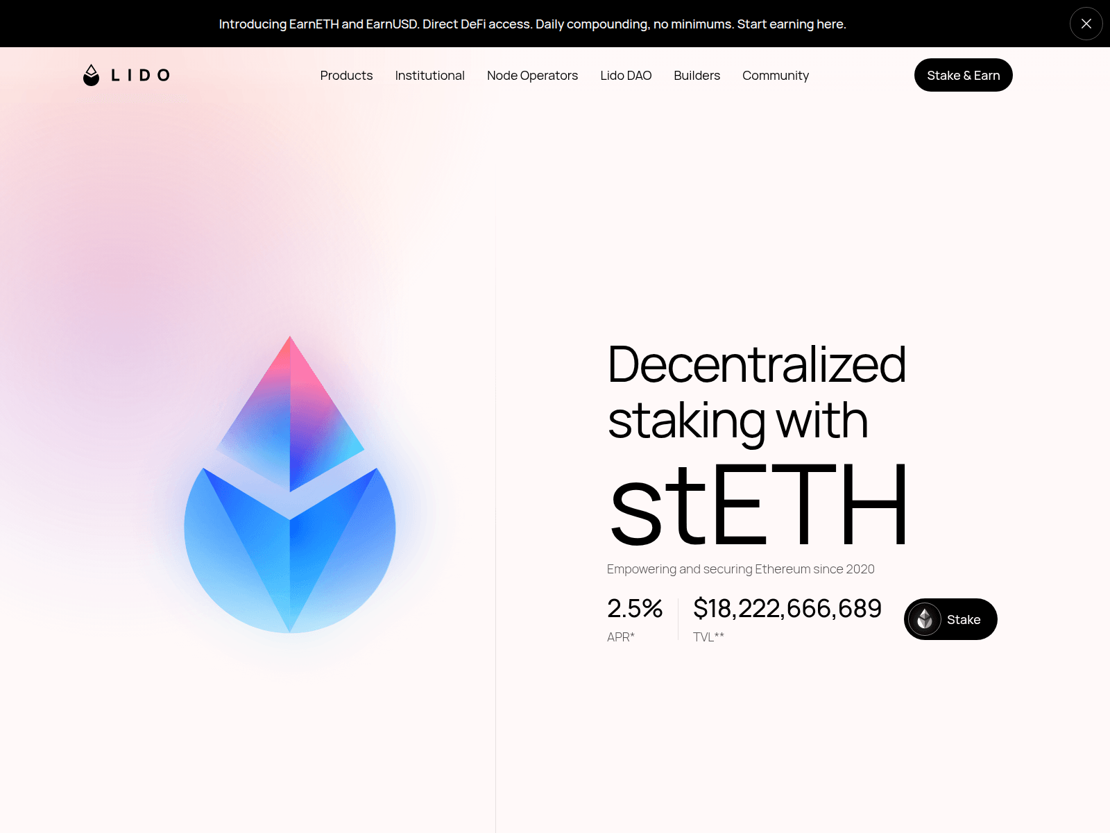Screenshot of getstether.net