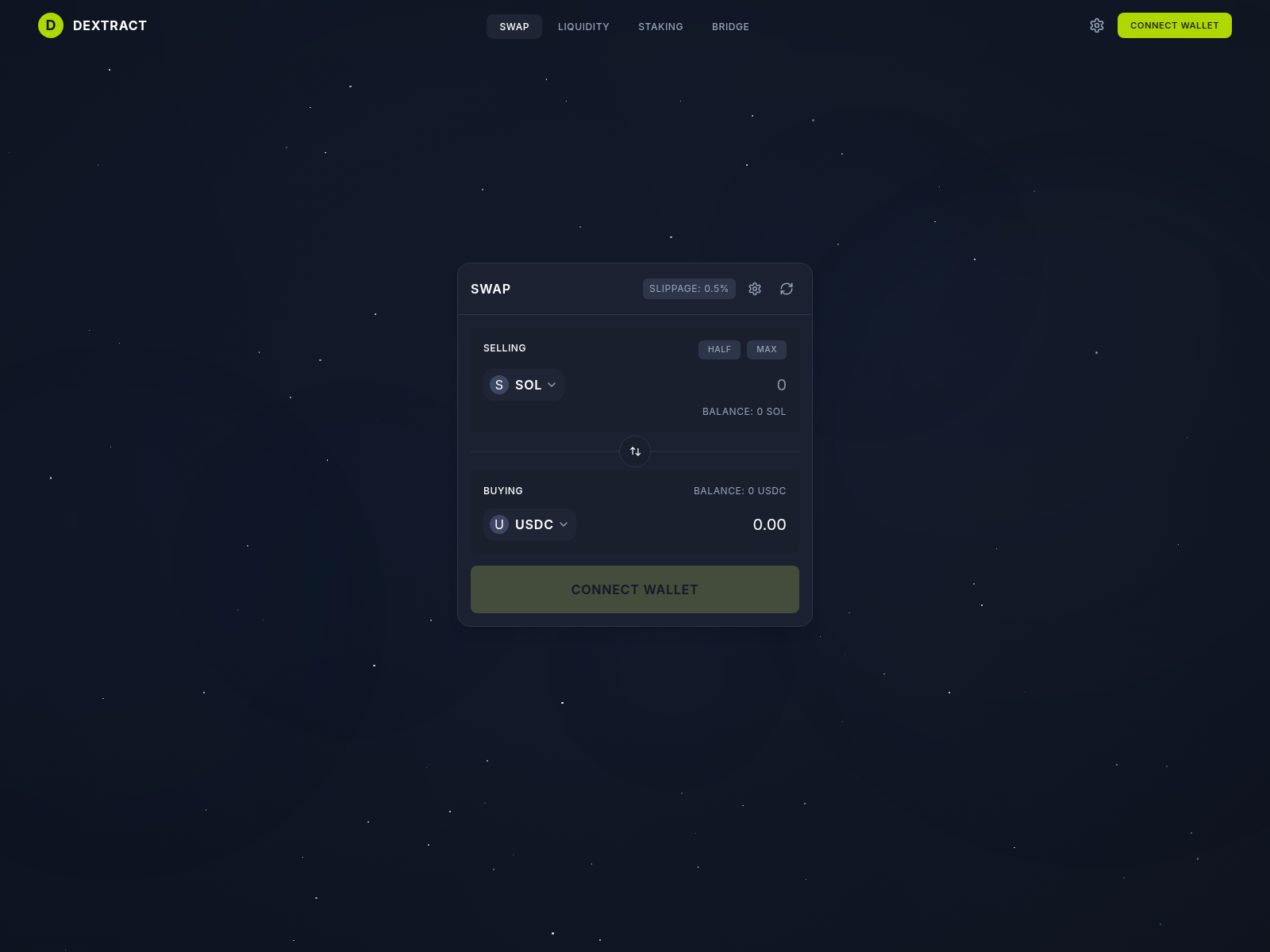 Screenshot of dextract-web.pages.dev
