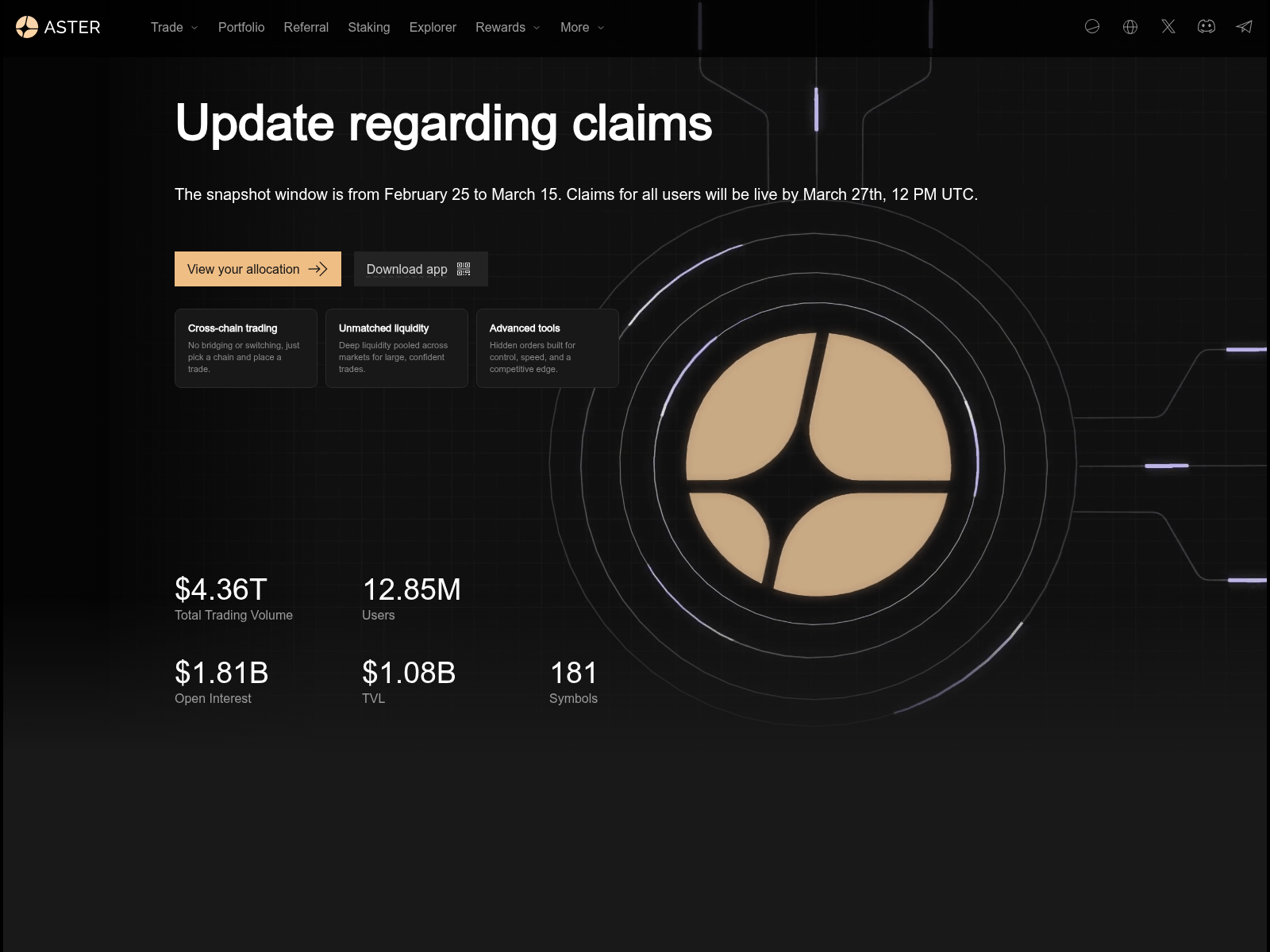 Screenshot of asterdex-update.xyz