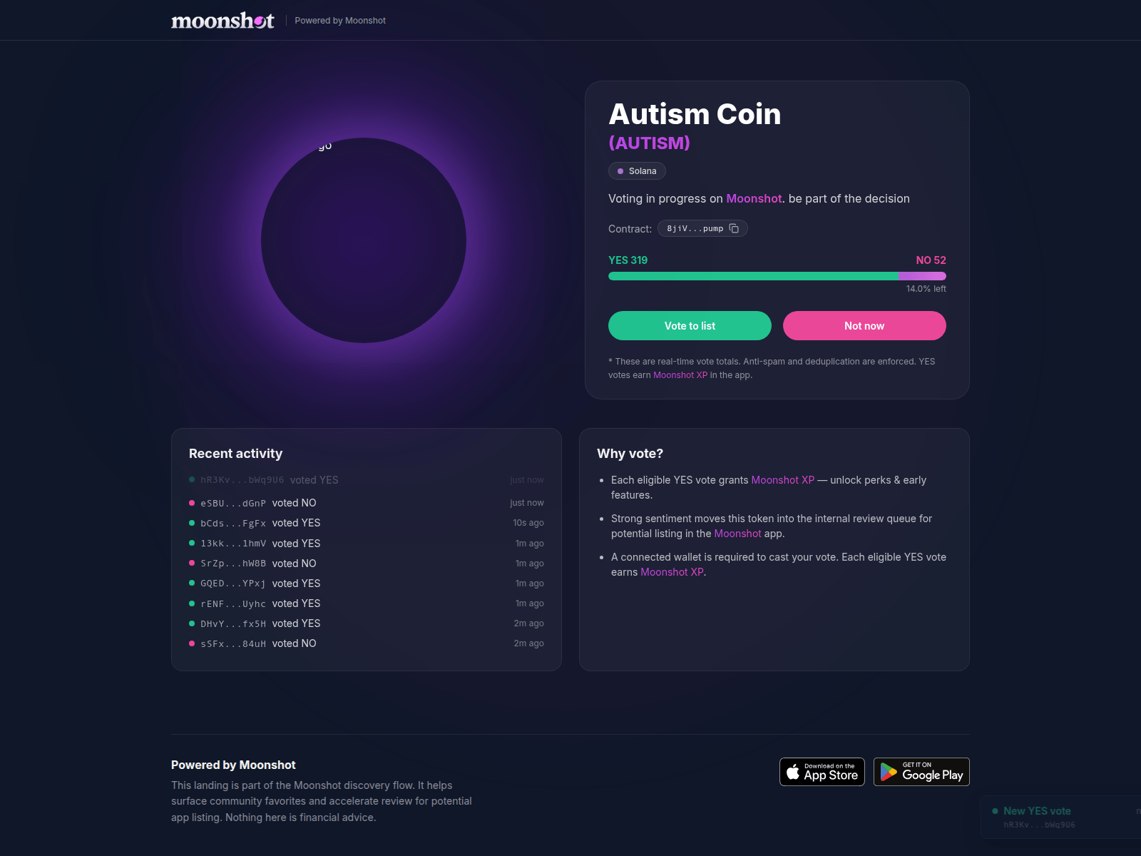 Forensic screenshot of moonshot-listings.fun