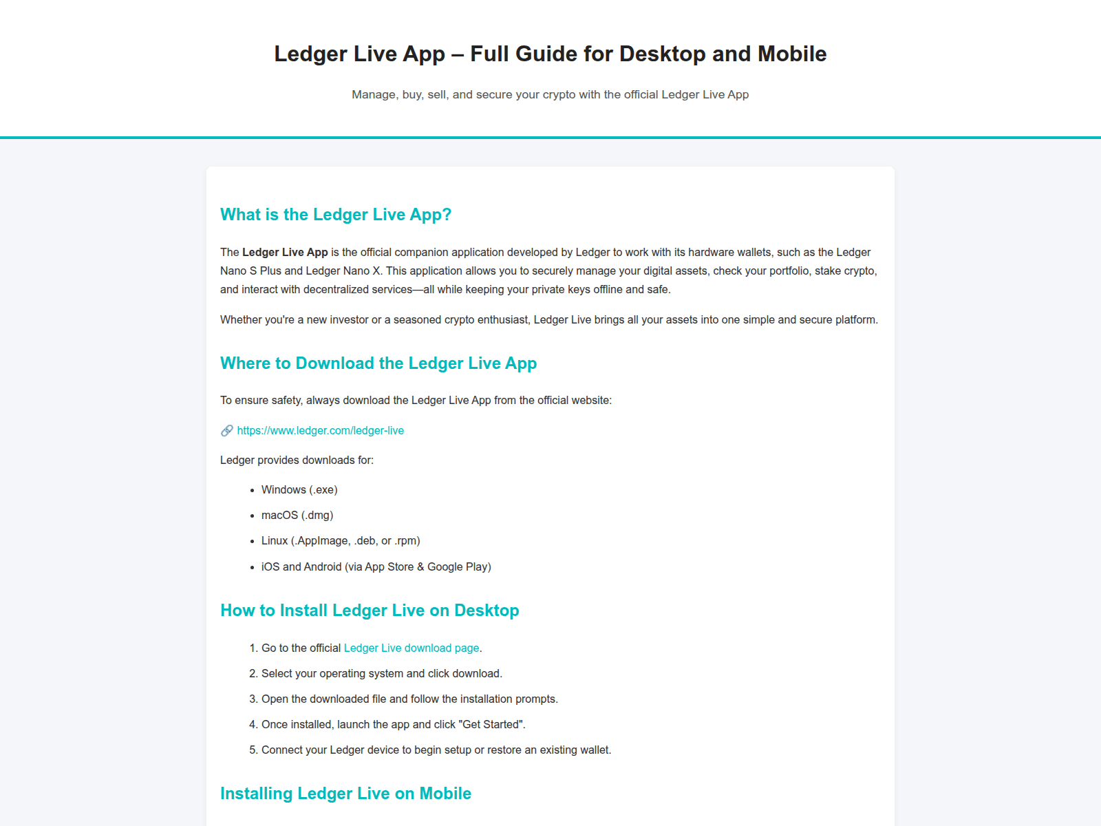 Screenshot of get-started-with-ldgerlive.pages.dev