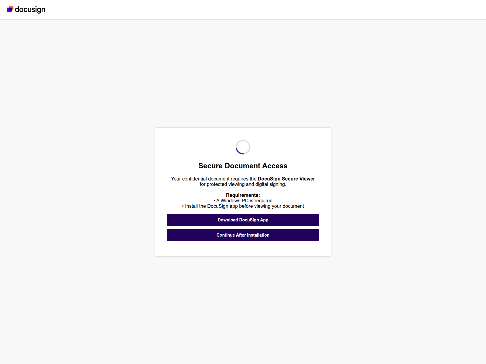 Screenshot of docu-sign-rho.vercel.app