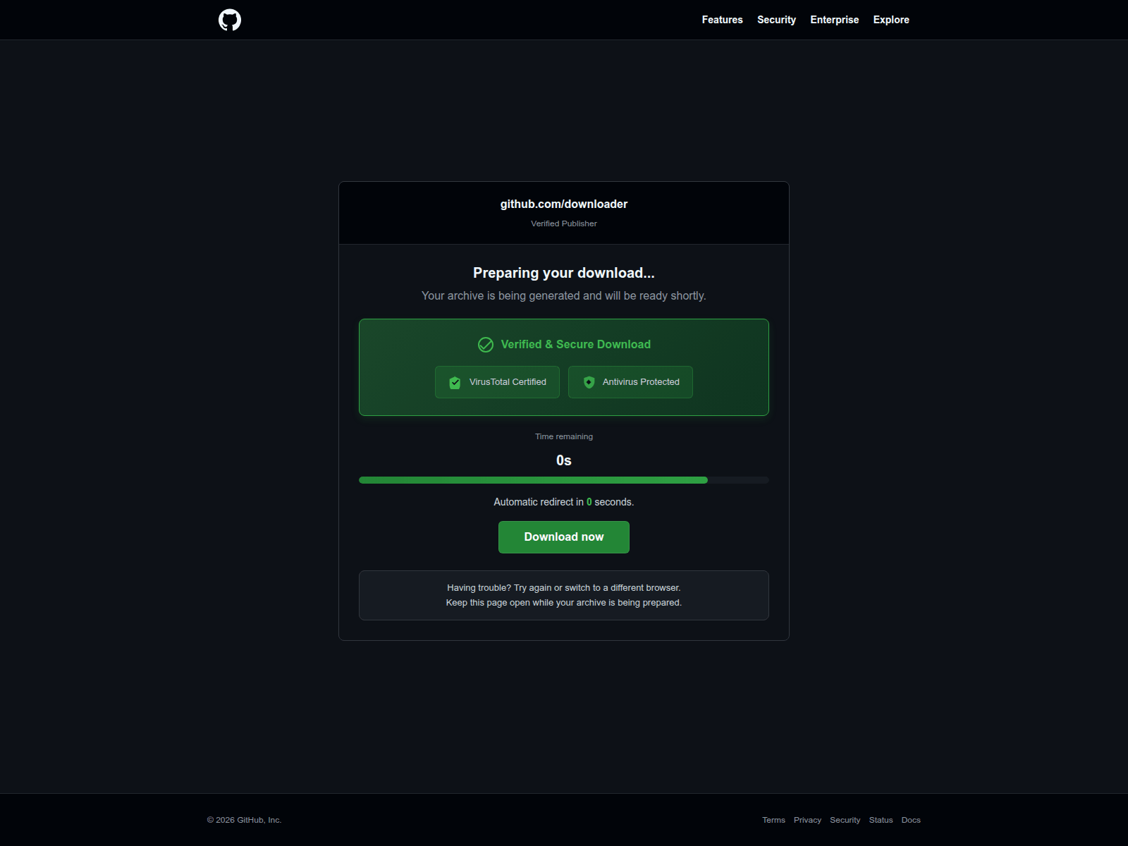 Forensic screenshot of nezurex.github.io