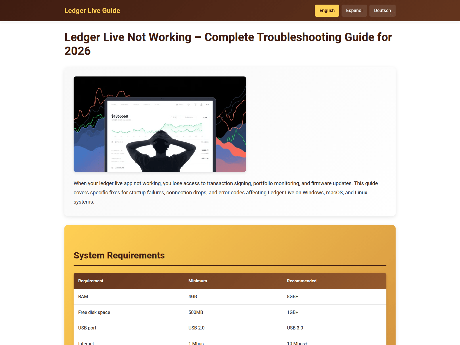 Screenshot of ledger-live-working.com