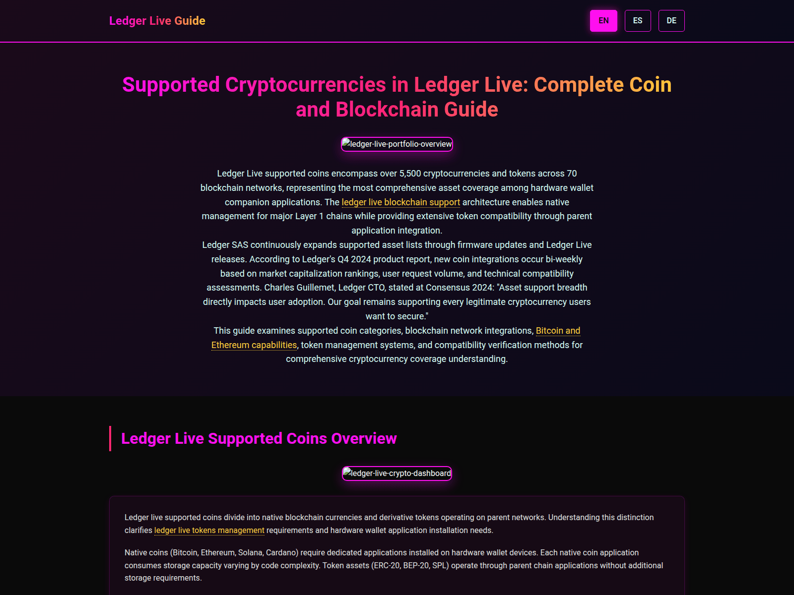 Screenshot of ledger-live-token.com
