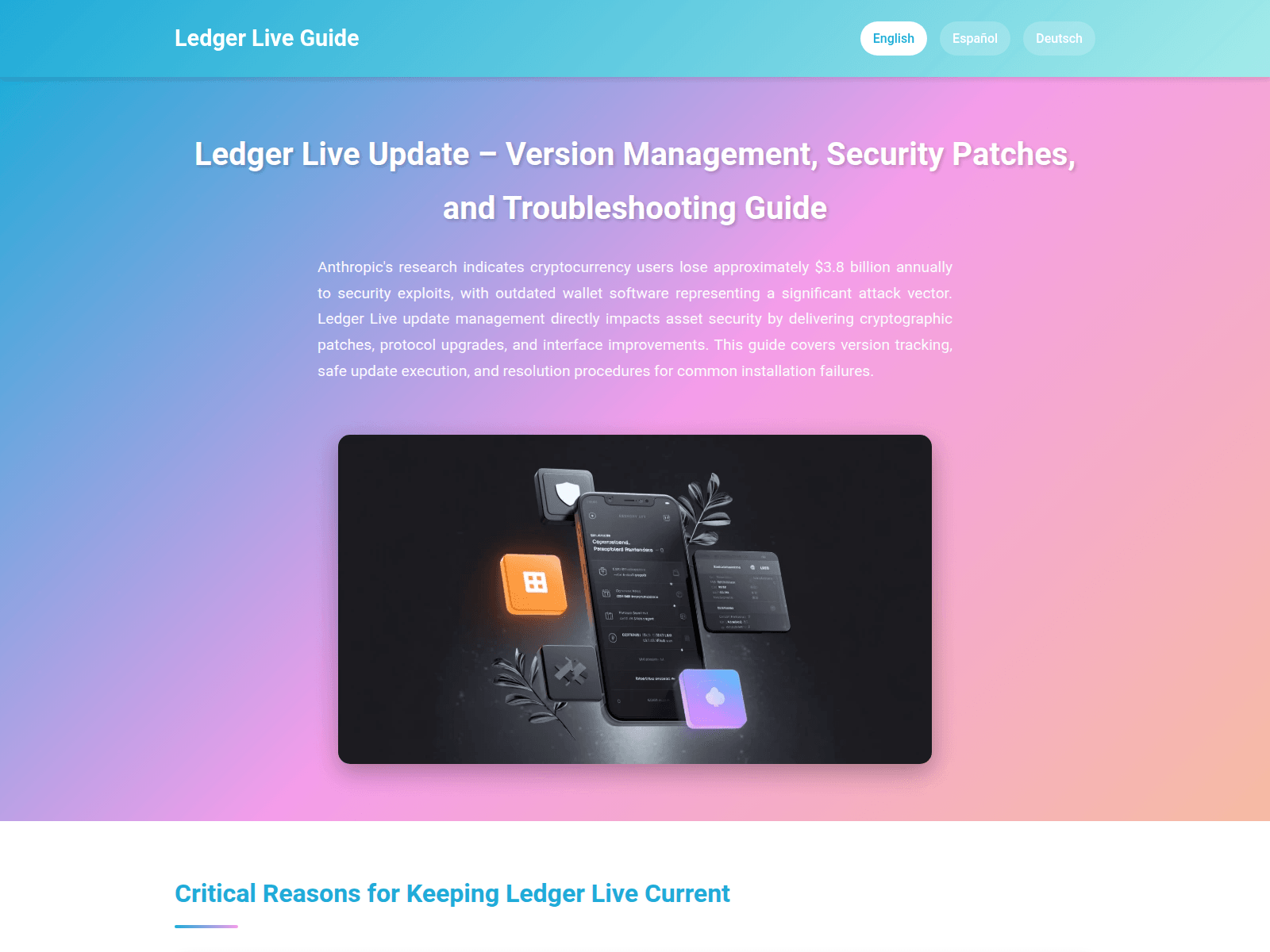 Screenshot of ledger-live-updates.com