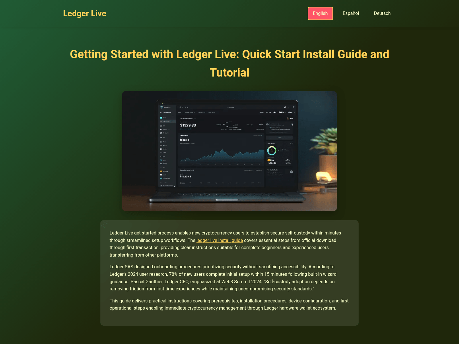 Screenshot of ledger-live-start.com