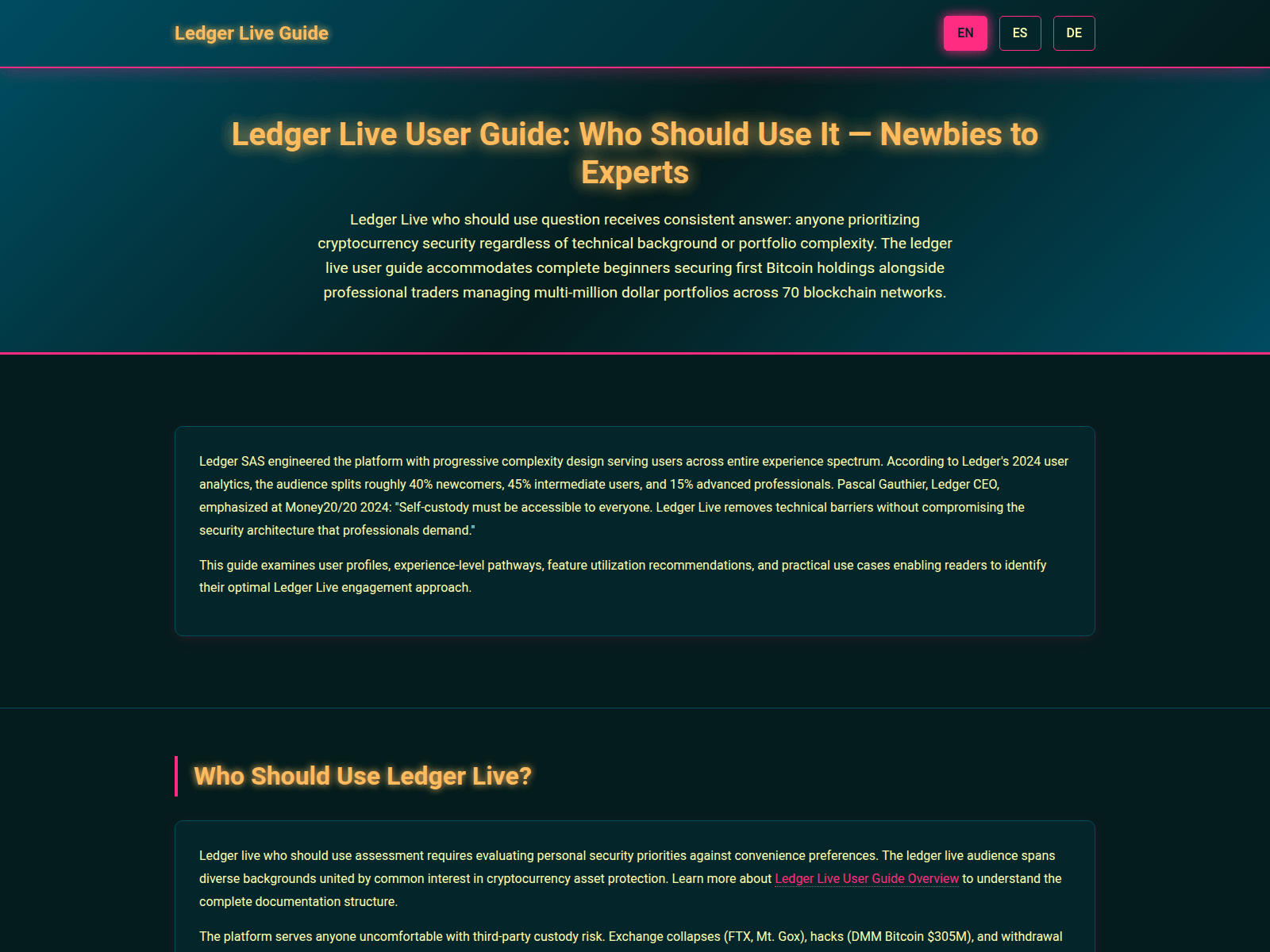 Screenshot of ledger-live-user.com