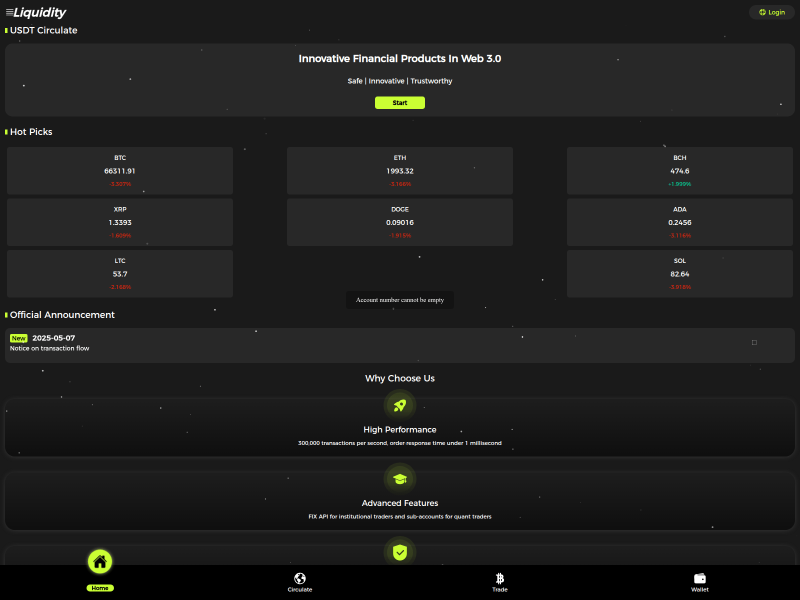 Screenshot of liquidity-pool2018.cc