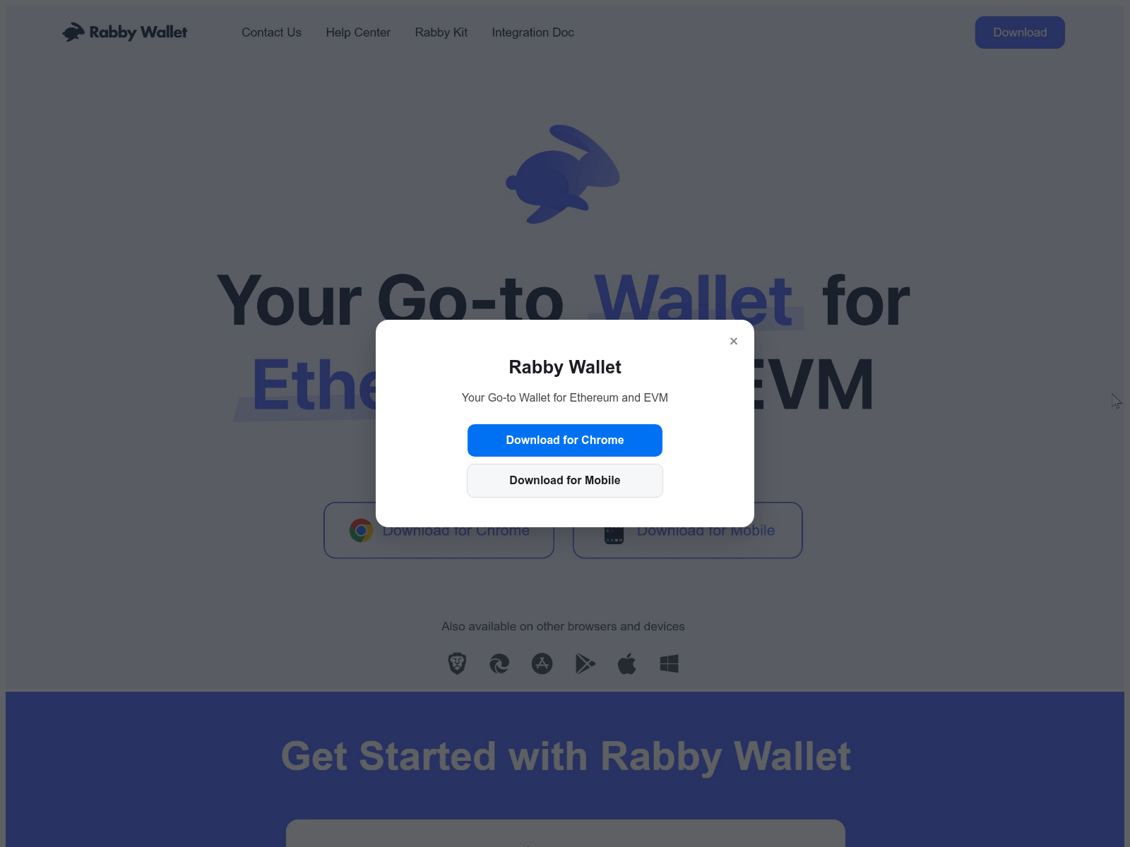 Forensic screenshot of rabby-web.at