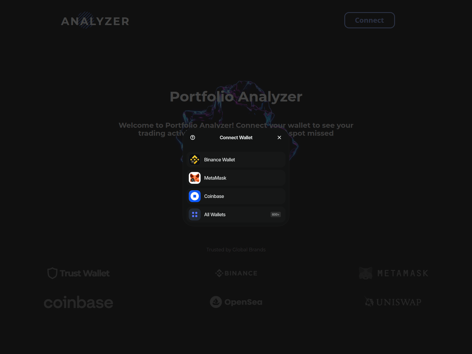 Forensic screenshot of defi-analyzer.pages.dev