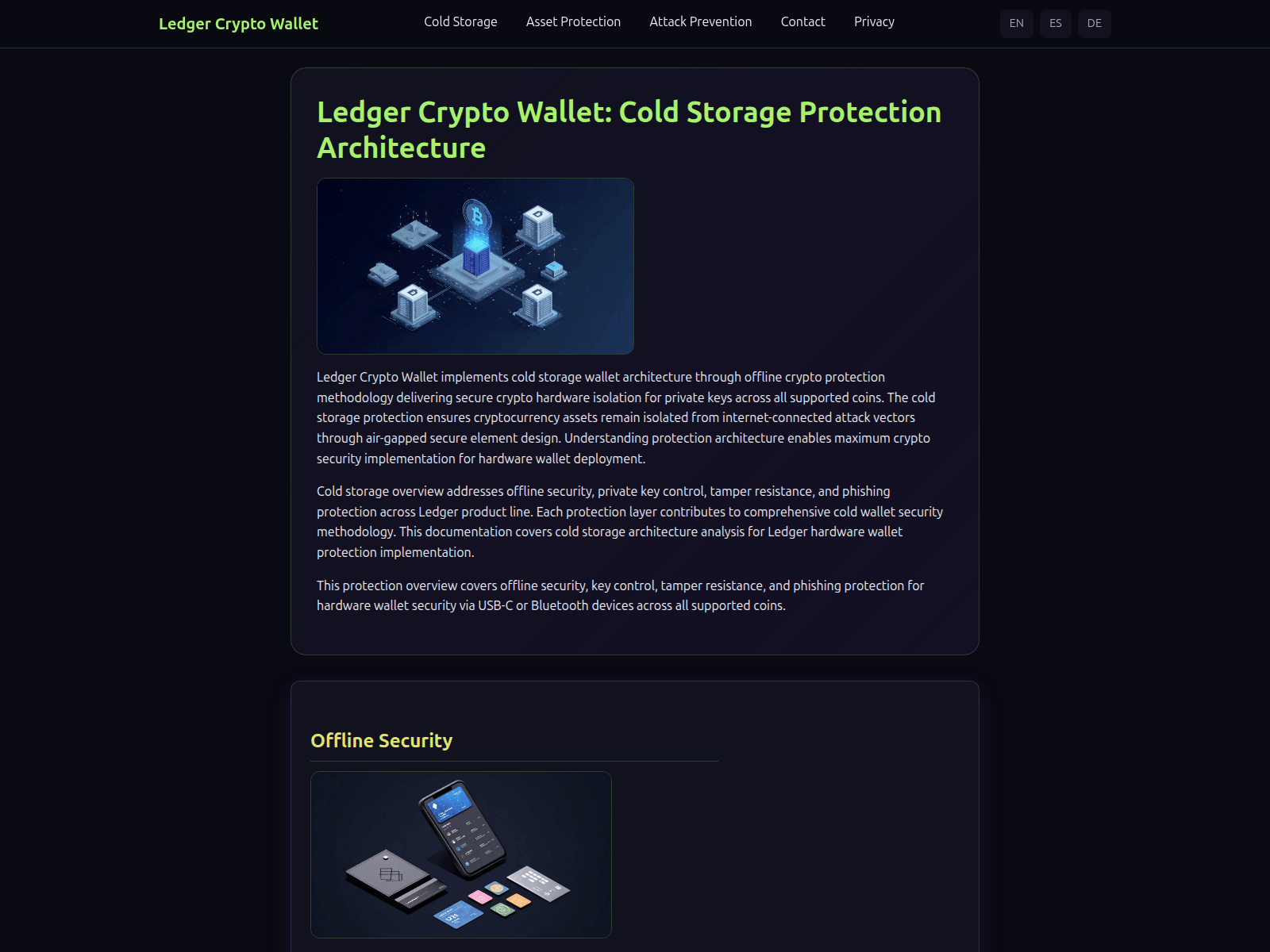 Screenshot of ledger-crypto-wallet-protect.com