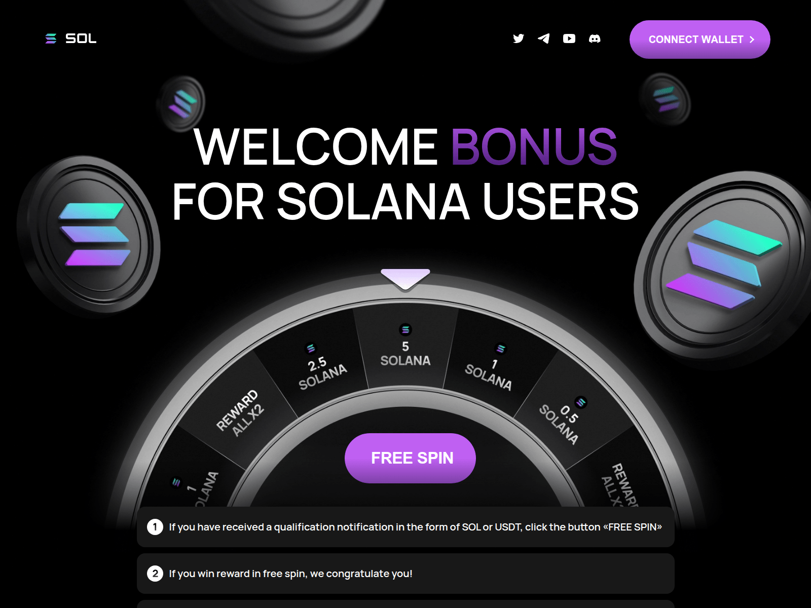 Screenshot of roulette-solana.com