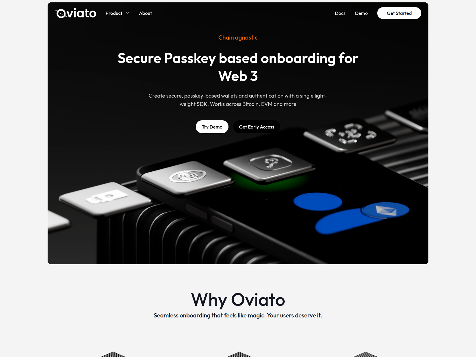 Screenshot of www.oviato.com