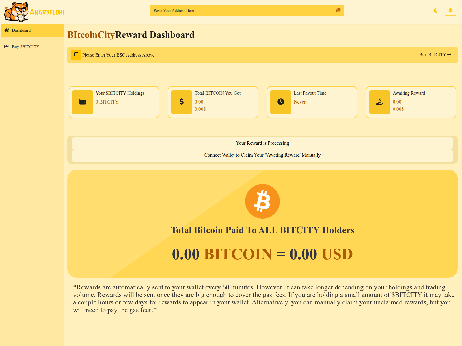 Screenshot of bitcoincitytest.pages.dev