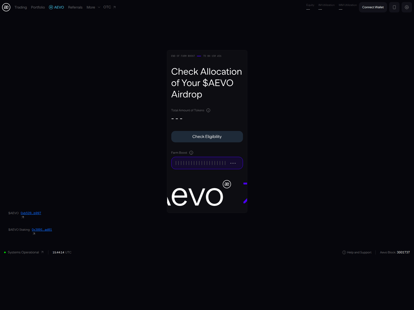 Screenshot of launchpool--aevo.pages.dev