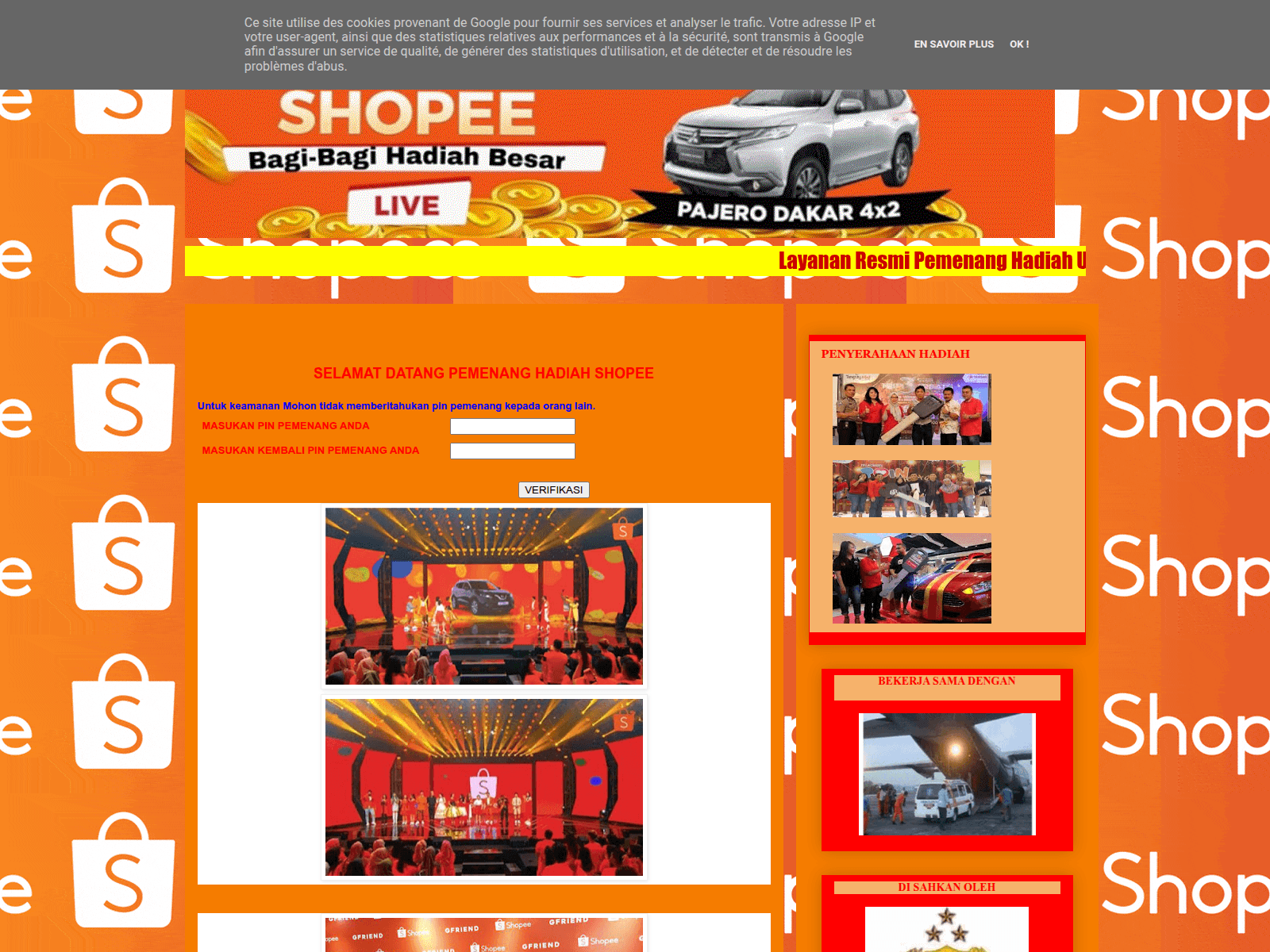 Screenshot of situs-shopee19.blogspot.com