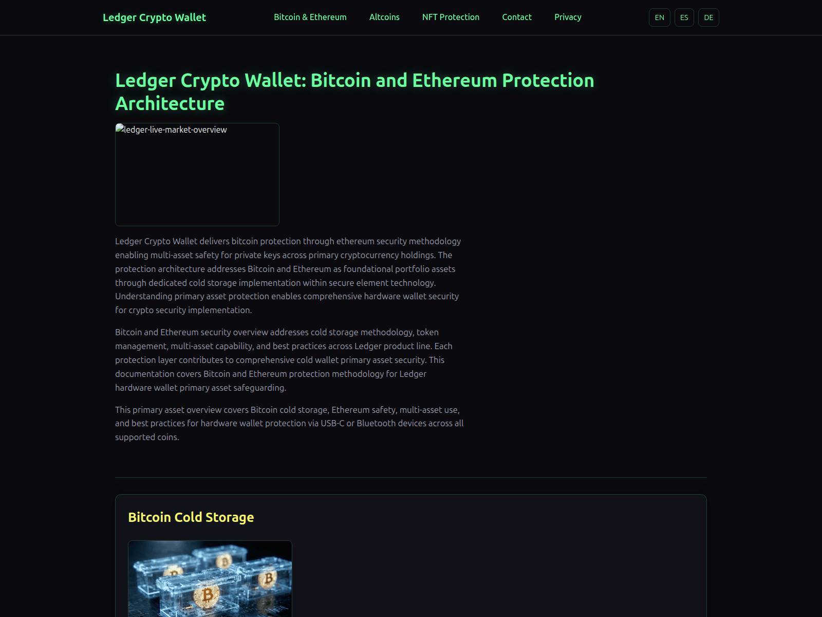 Screenshot of ledger-crypto-wallet-bitcoin.com