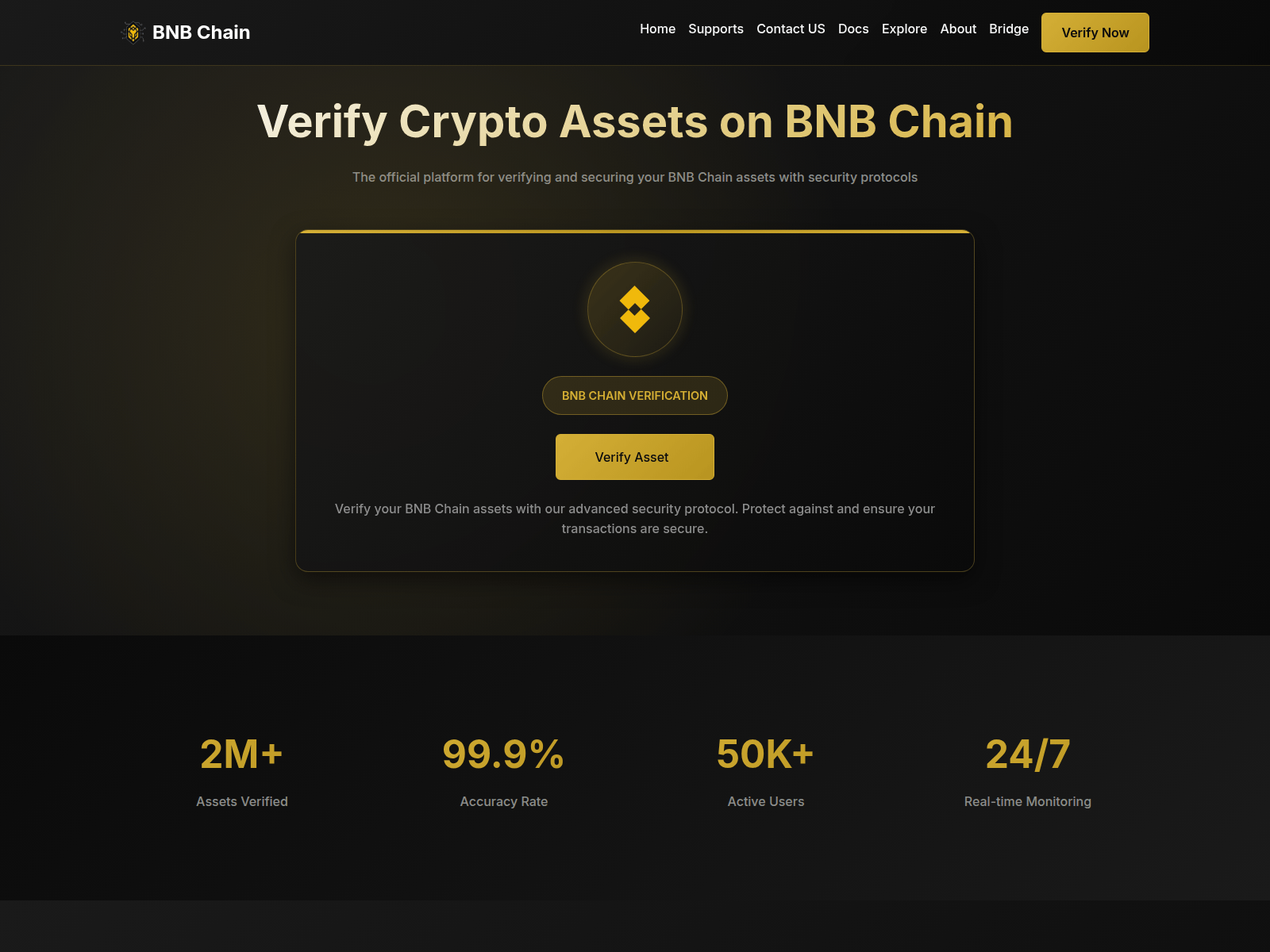 Screenshot of tokenverify.life