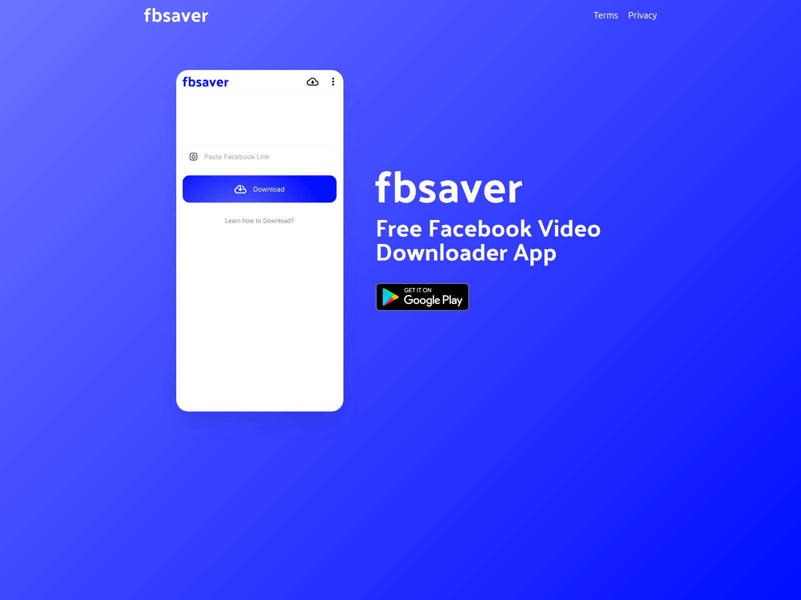 Screenshot of fbsaver.pages.dev