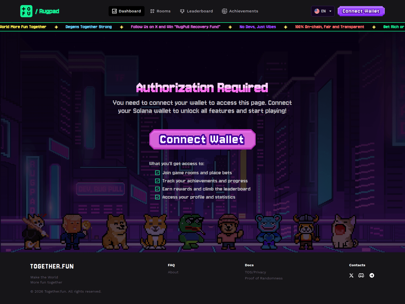 Screenshot of frontend-stage.togetherfun.4irehub.uk