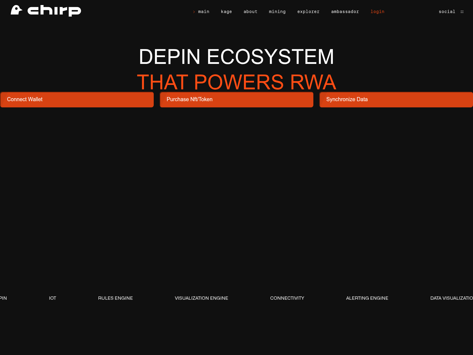 Screenshot of chirptoken.pages.dev