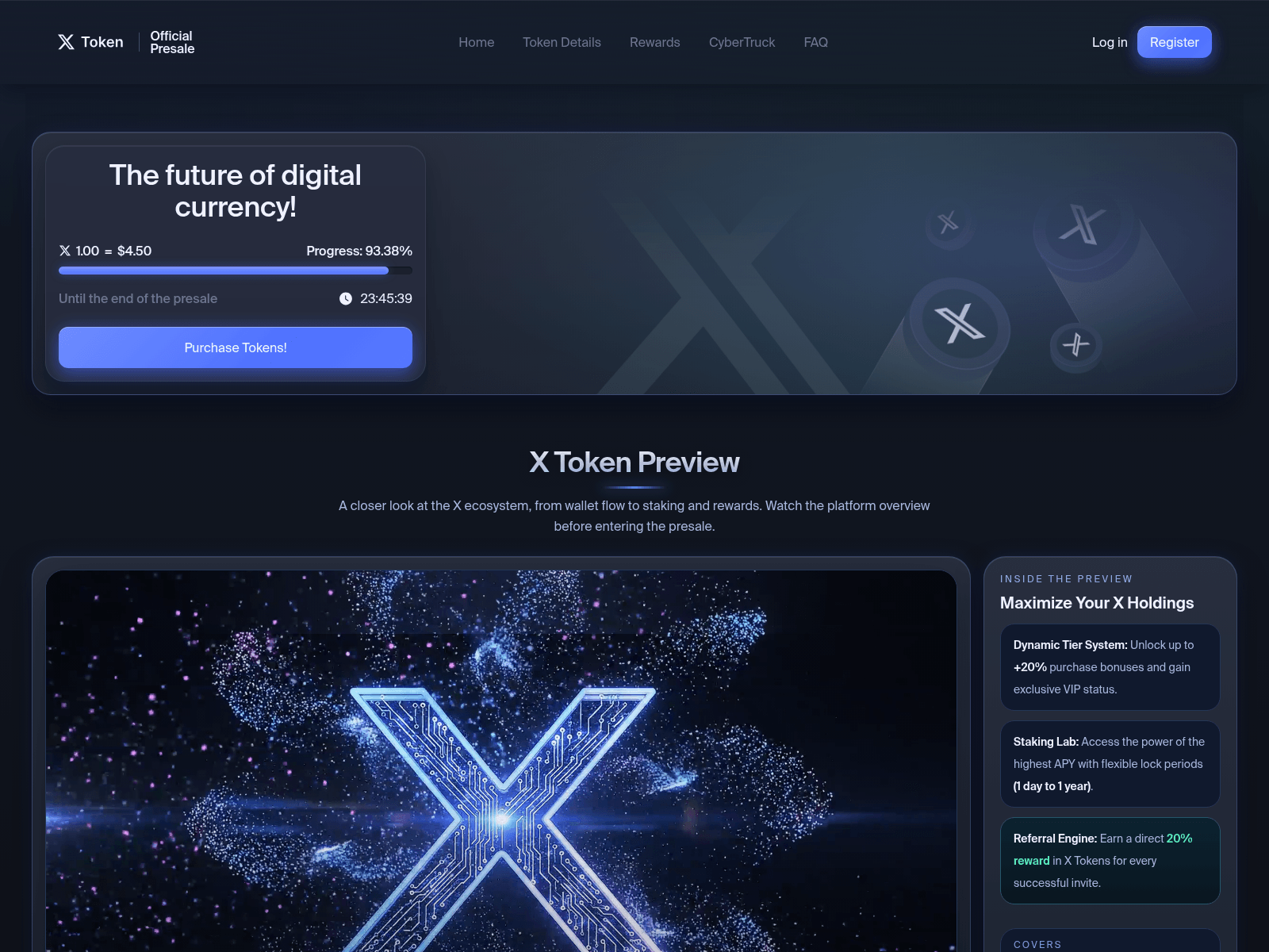 Screenshot of ecosystem-x.com