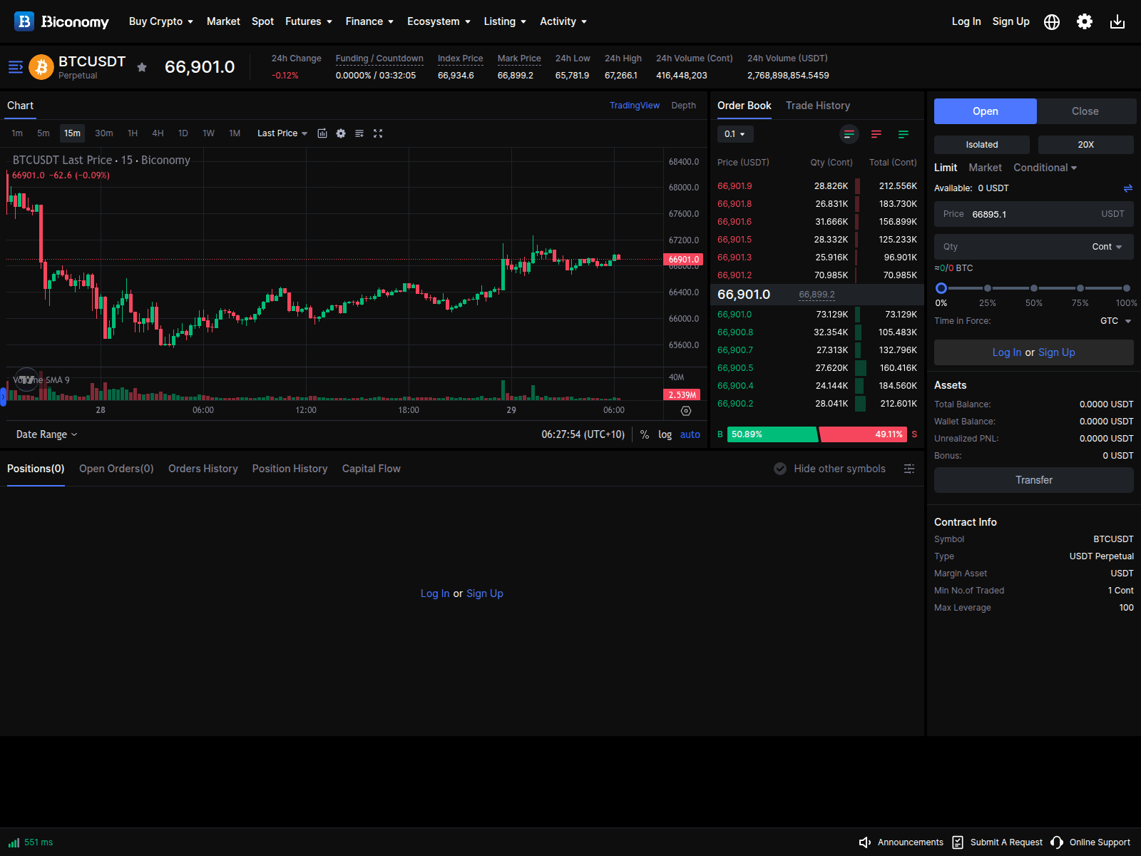 Forensic screenshot of biconomy-future-test.pages.dev