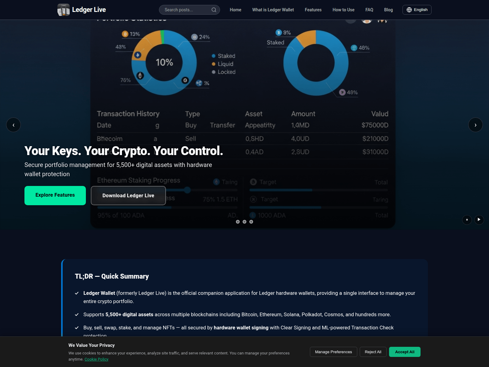 Forensic screenshot of ledgerlivewallet.co.com