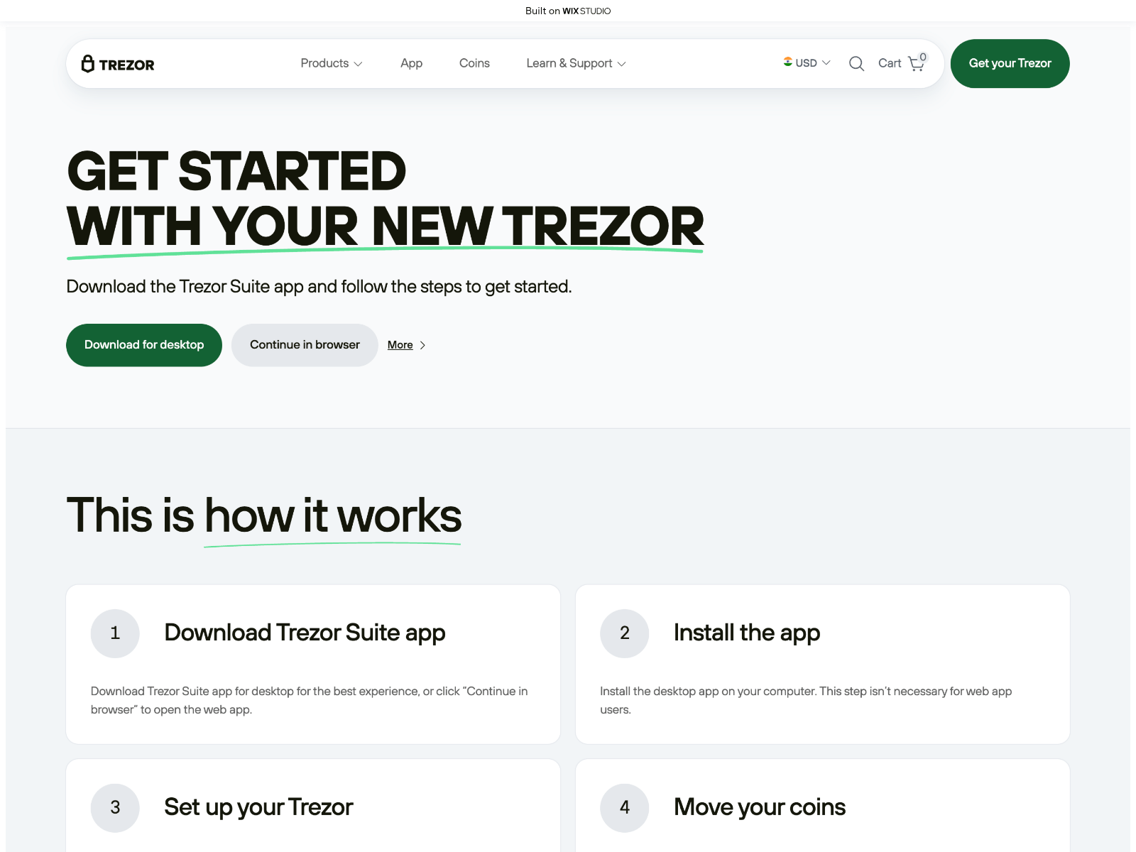 Screenshot of getintro.wixstudio.com