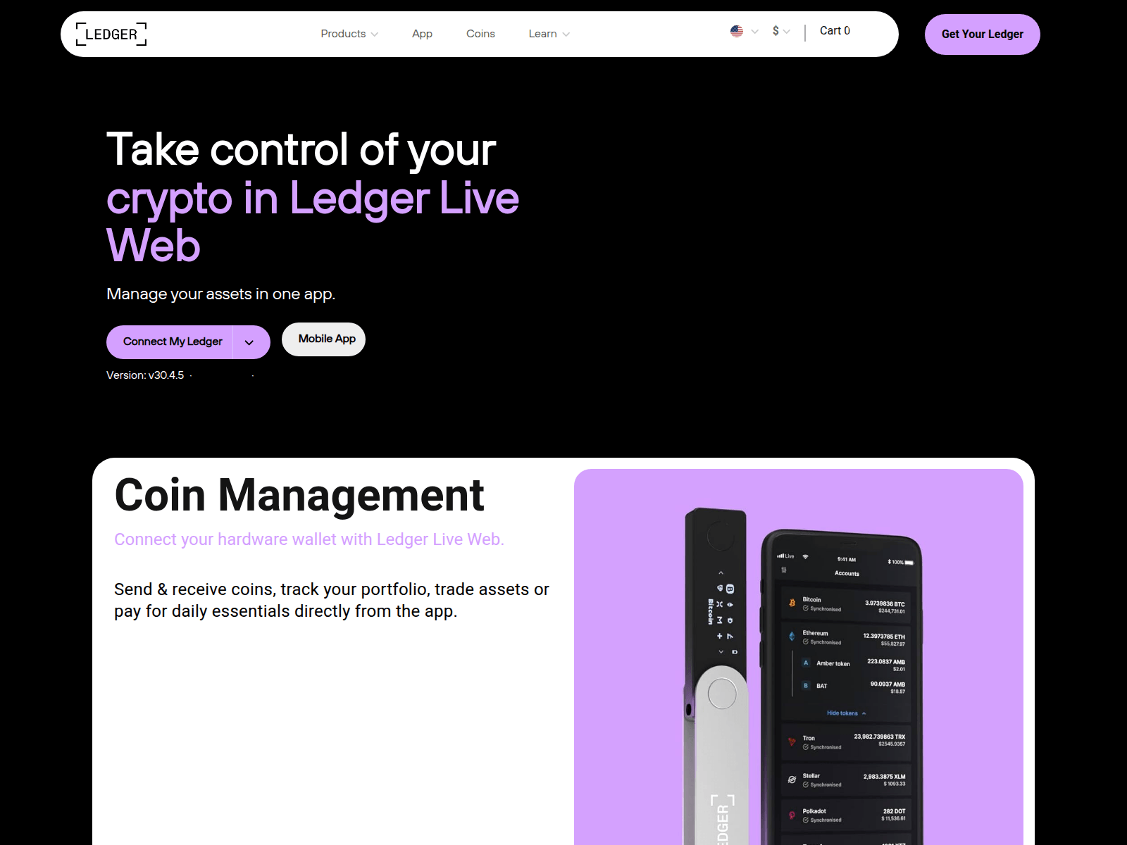 Forensic screenshot of ledgercom-start.pages.dev