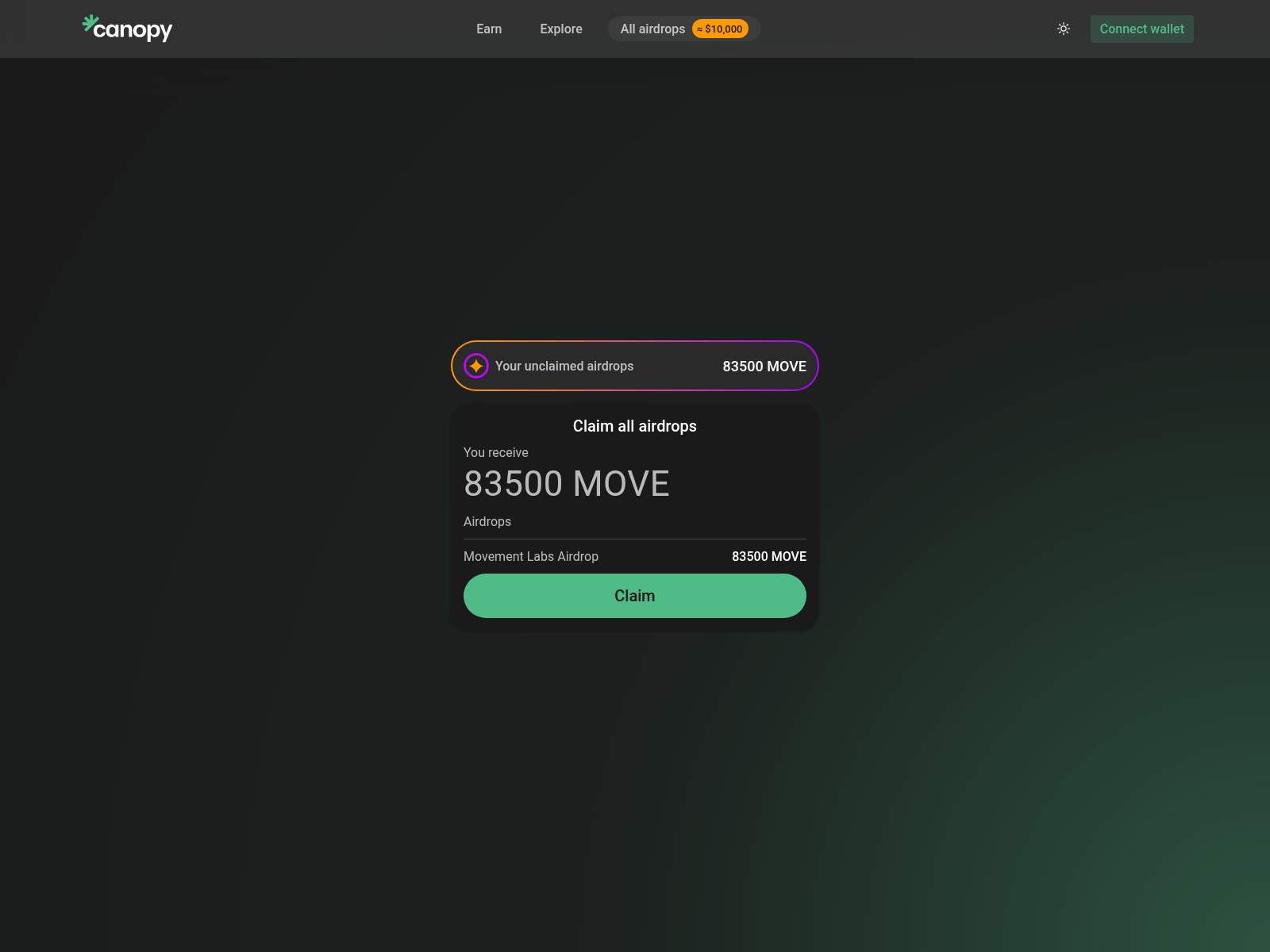 Forensic screenshot of move-drops.icu
