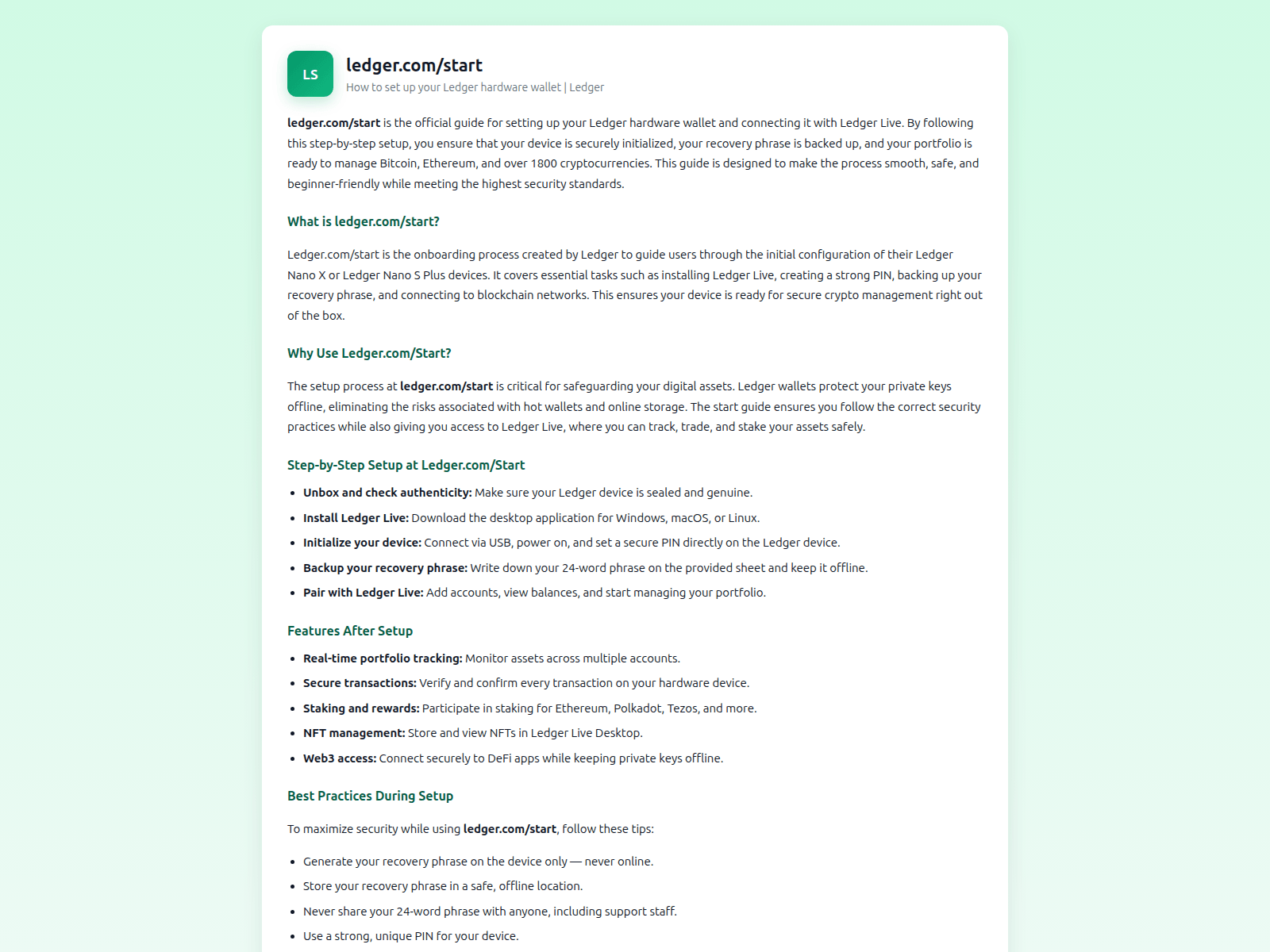 Forensic screenshot of ledgercom--star.pages.dev