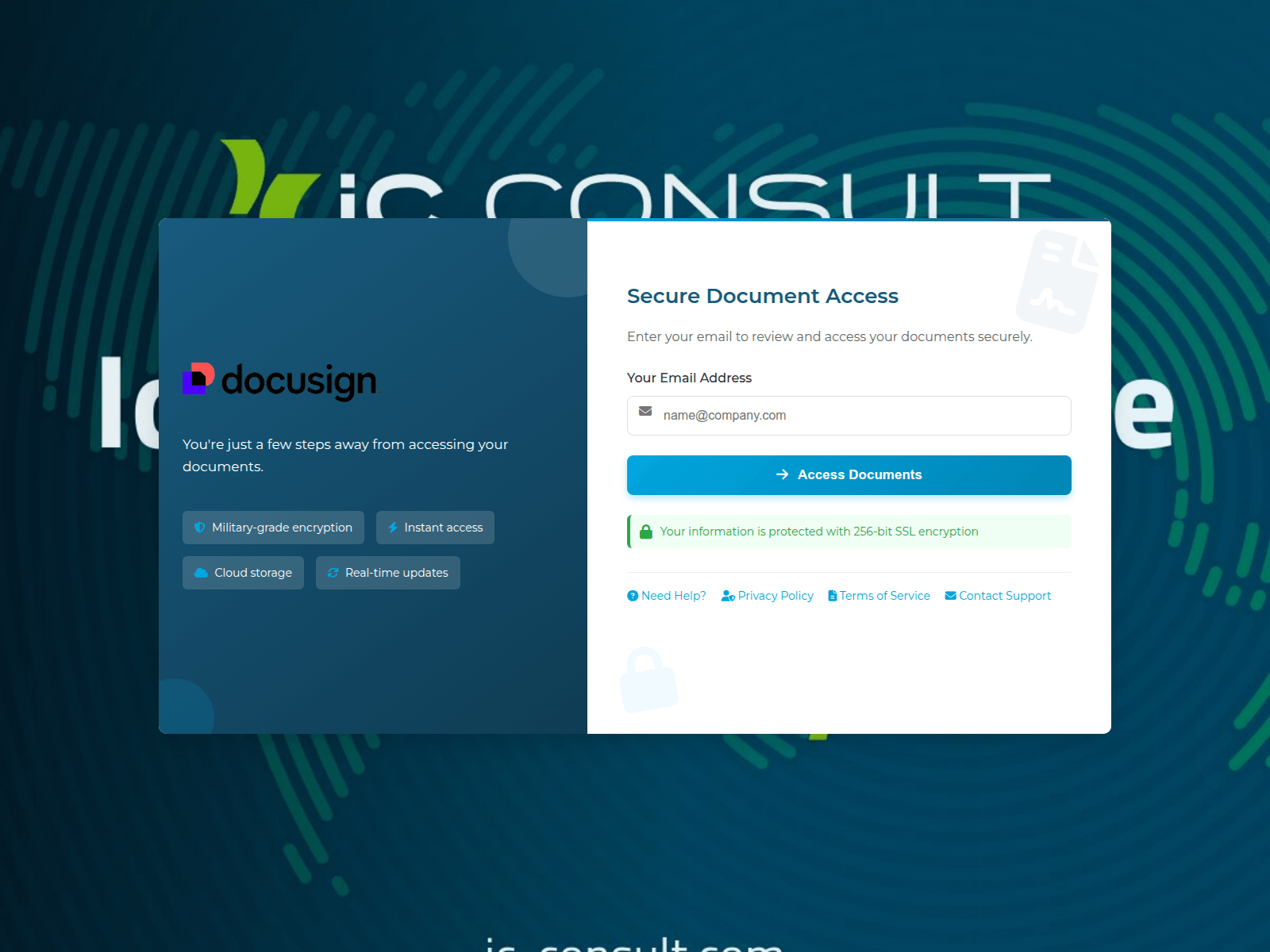 Screenshot of ensignsecurity.com