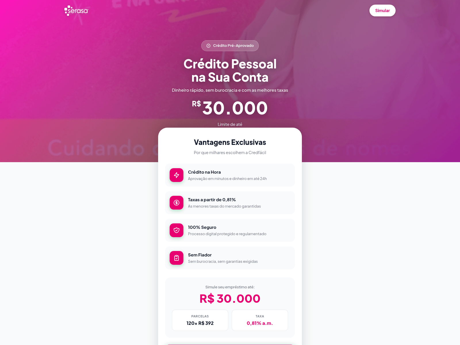 Screenshot of facilitandosempre.online
