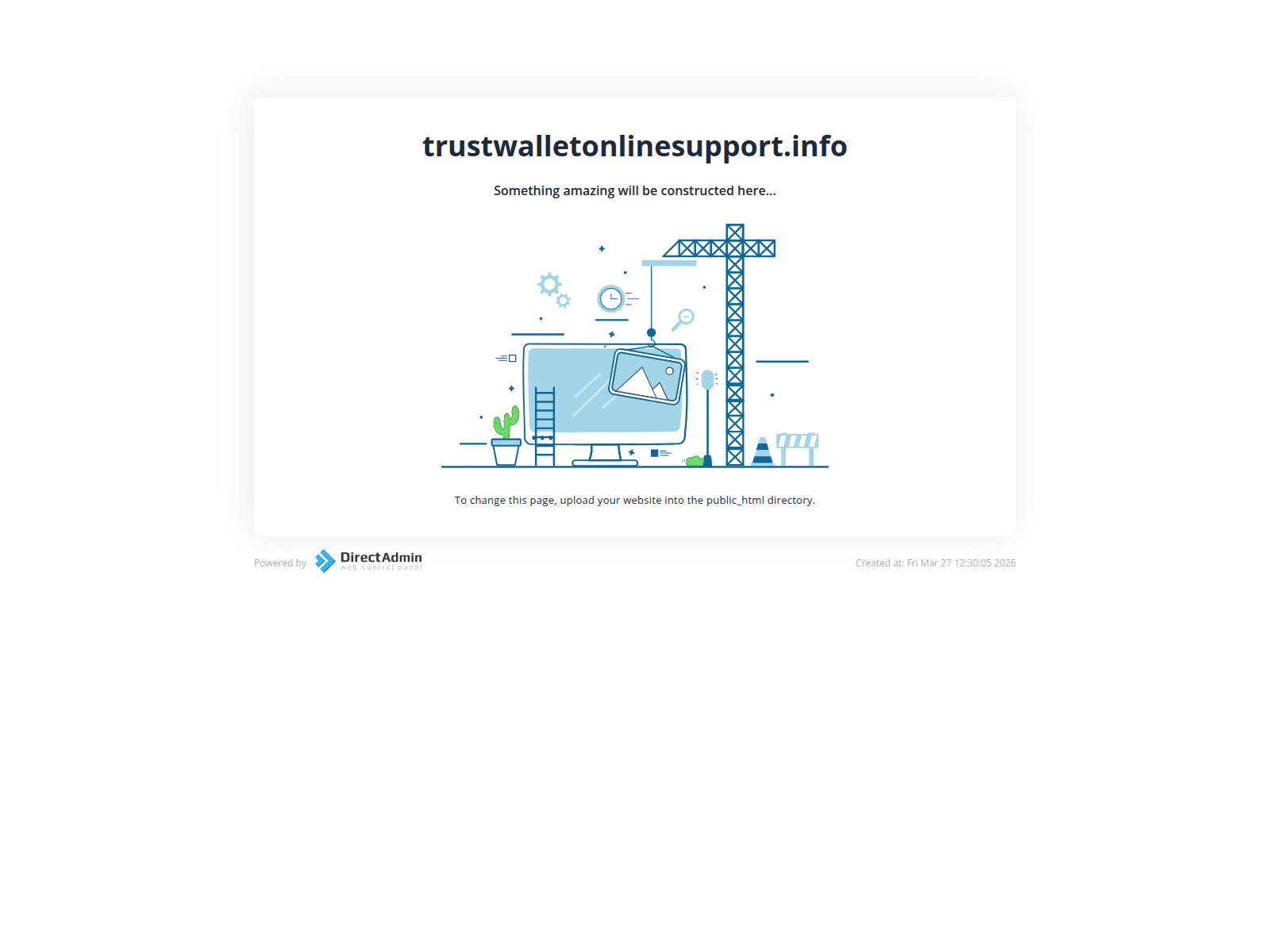 Screenshot of trustwalletonlinesupport.info