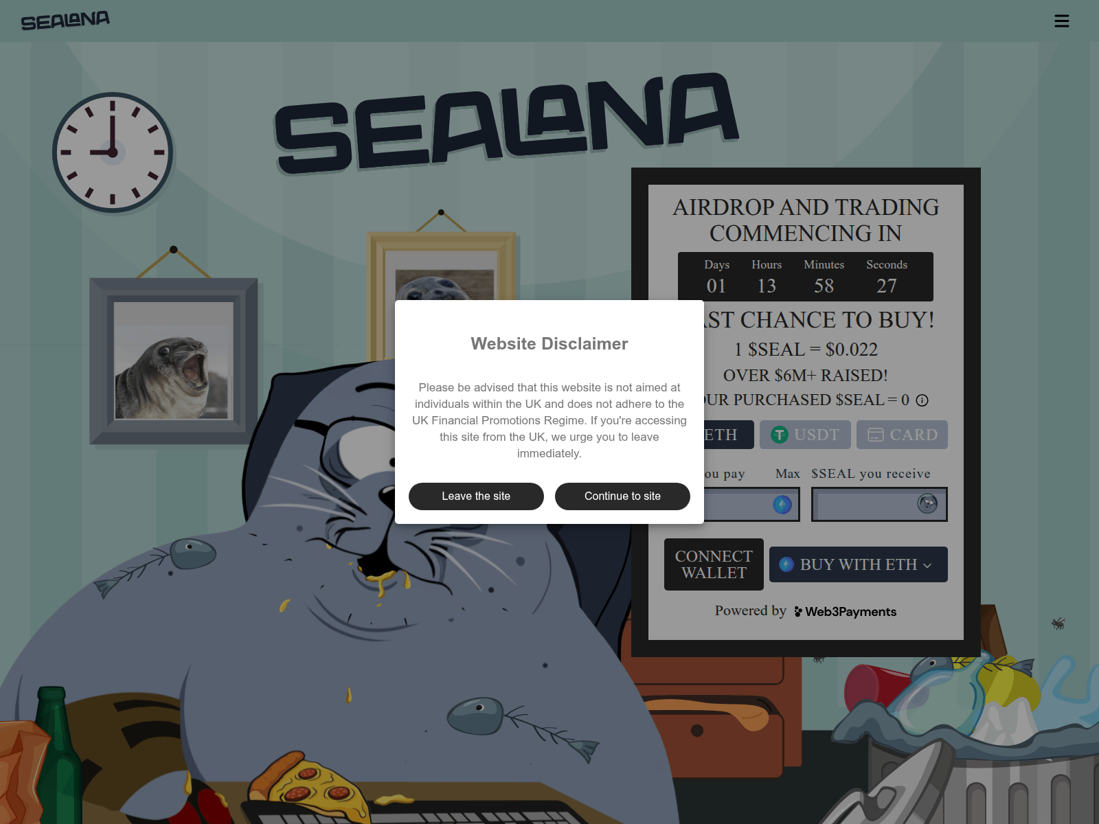 Screenshot of sealanaio.pages.dev