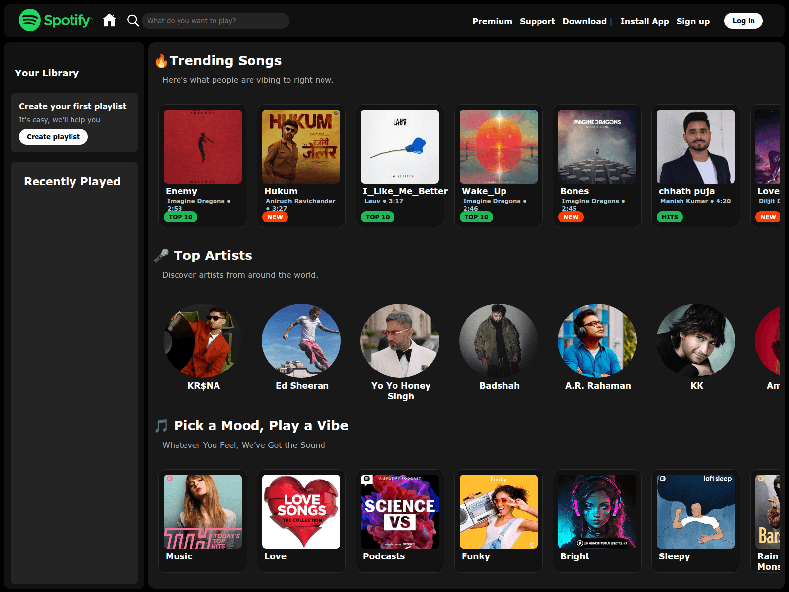Screenshot of manish6903.github.io