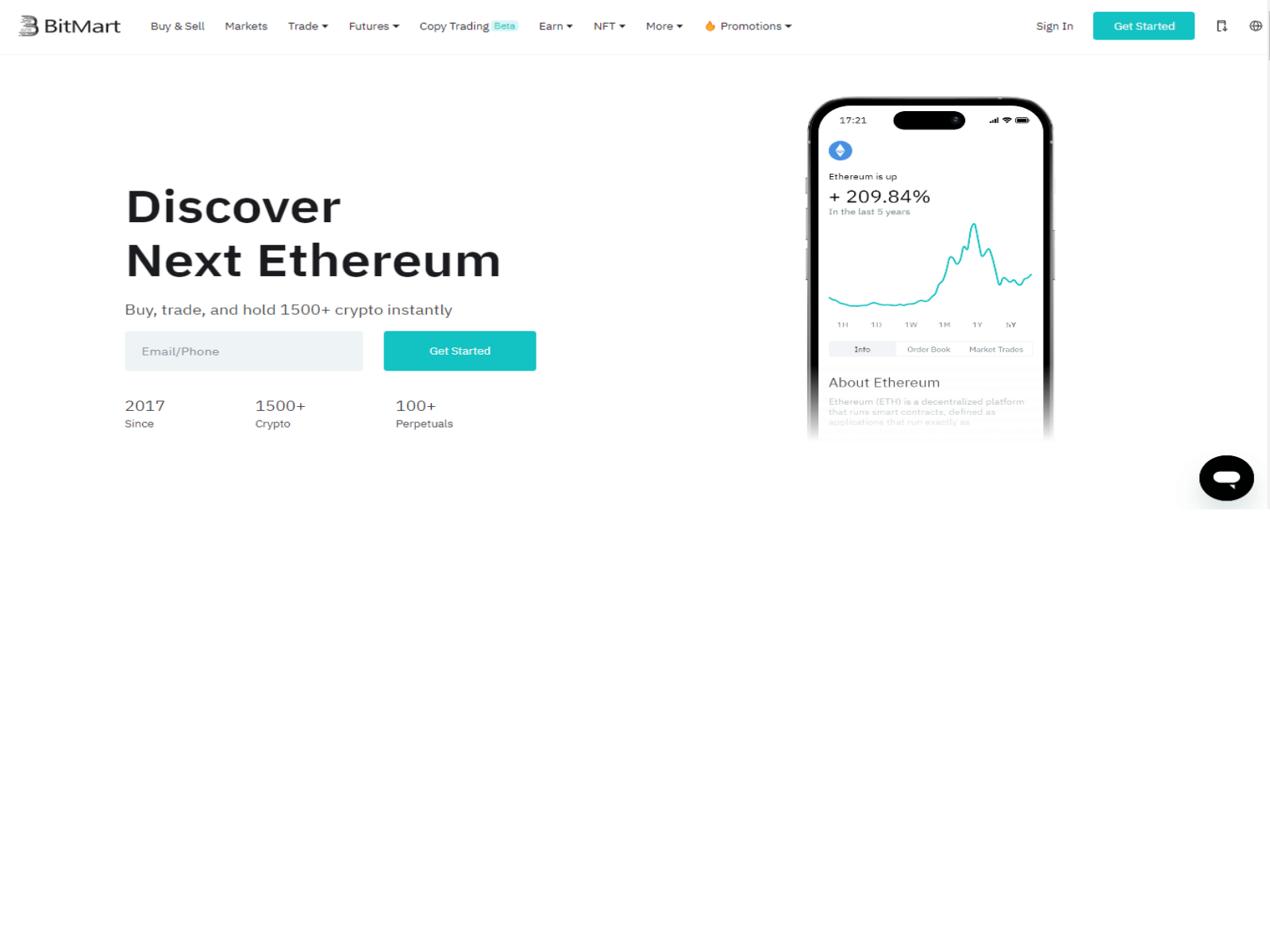 Screenshot of bitmartplogin.webflow.io