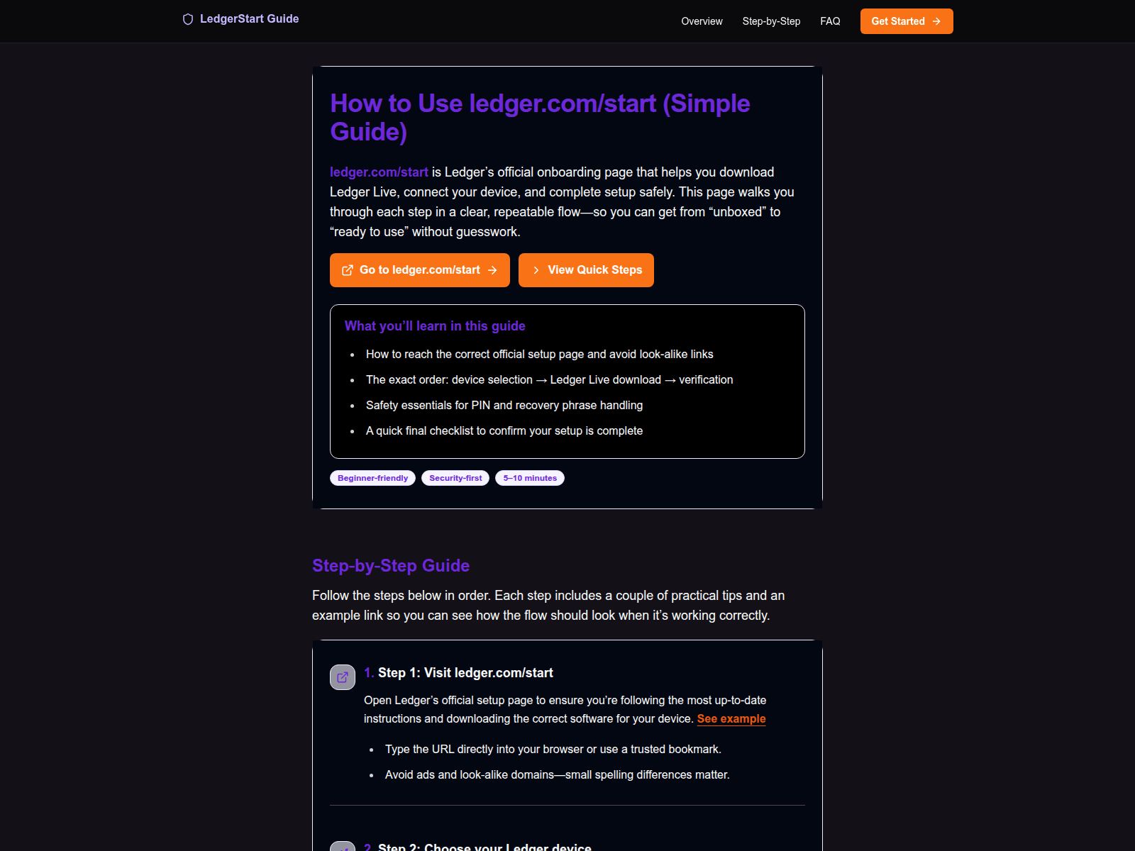 Screenshot of ledger-comstart-sso.dream.space