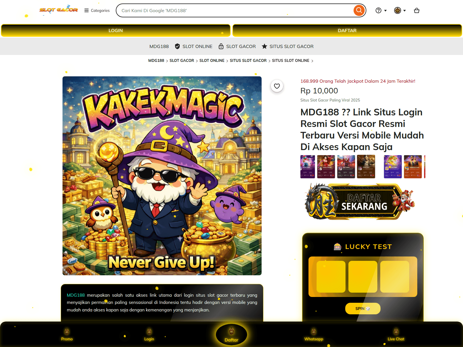 Screenshot of hidden-champion.net