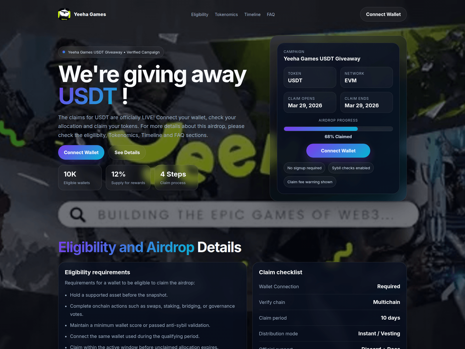 Screenshot of yeehagames.info