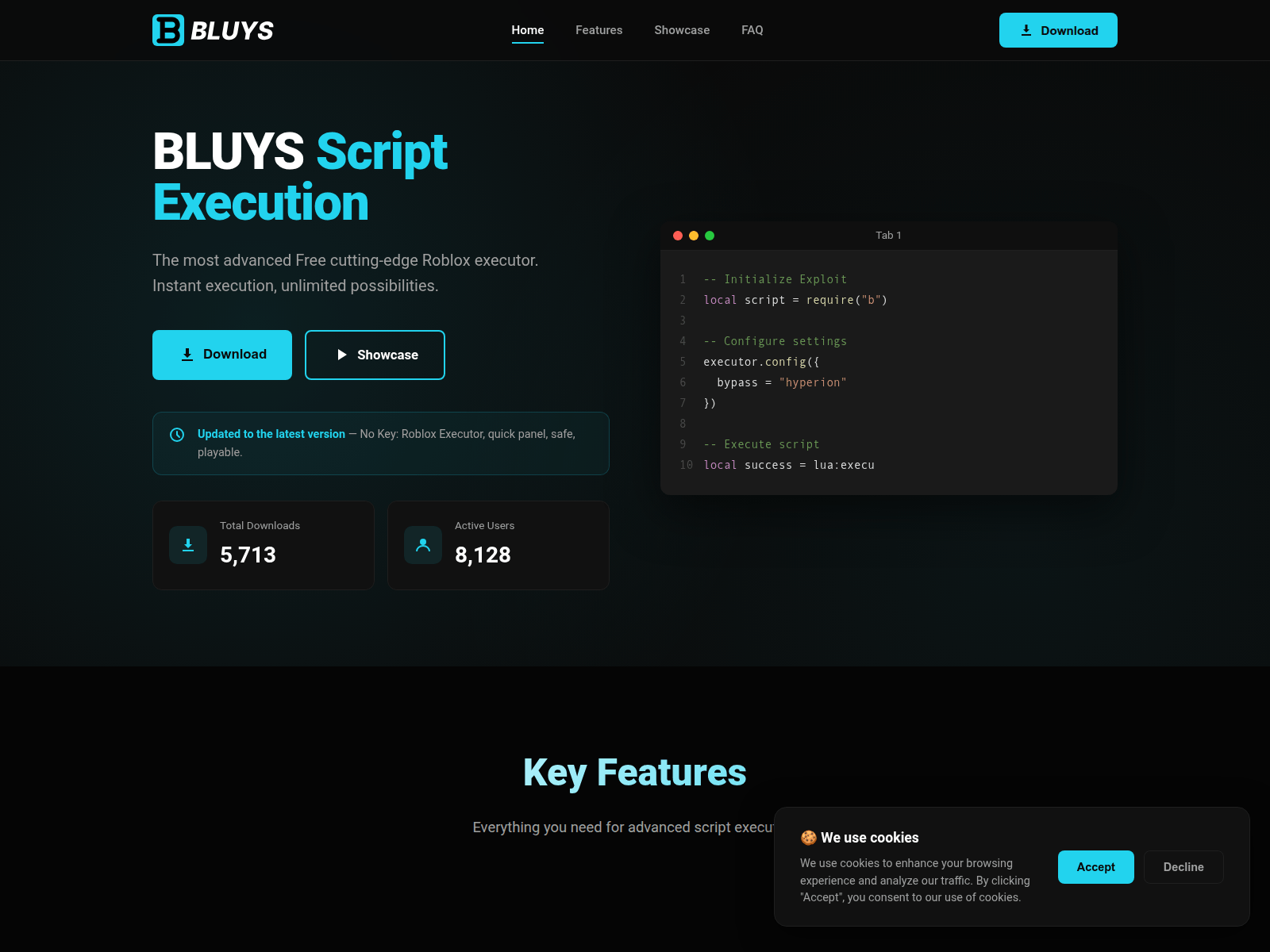 Screenshot of bluysxploit.com