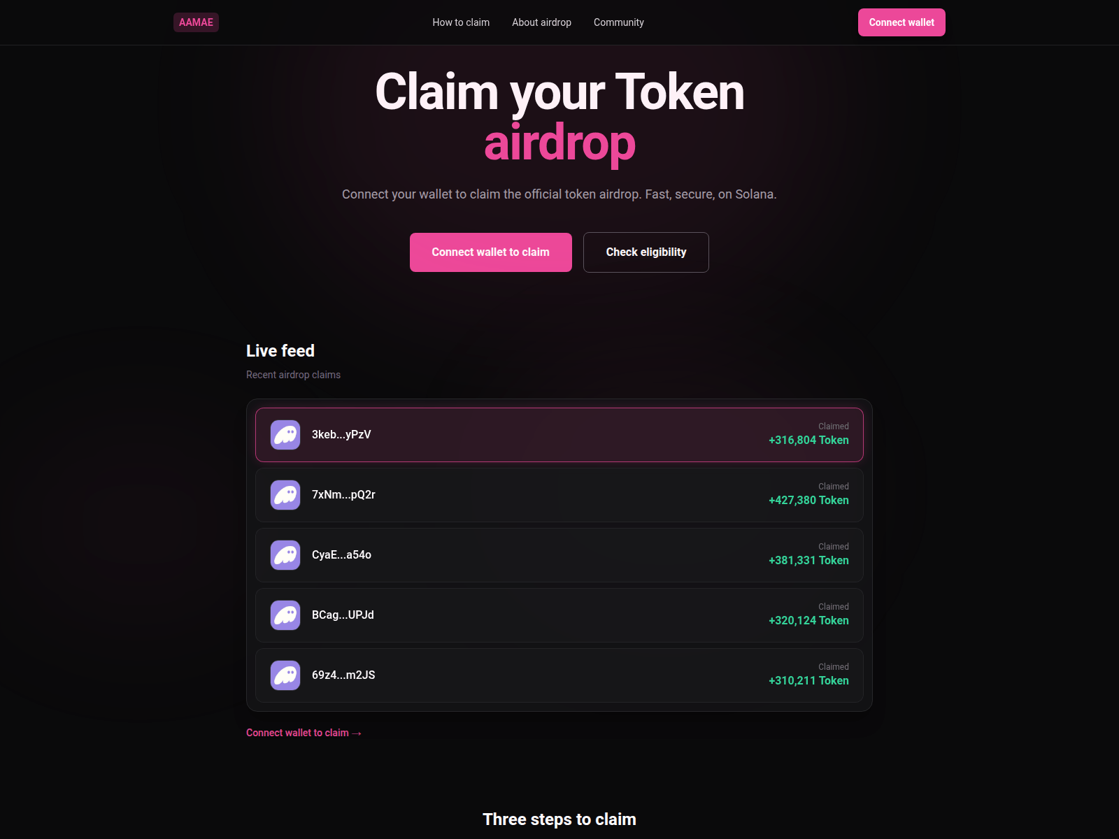 Forensic screenshot of aamae.com