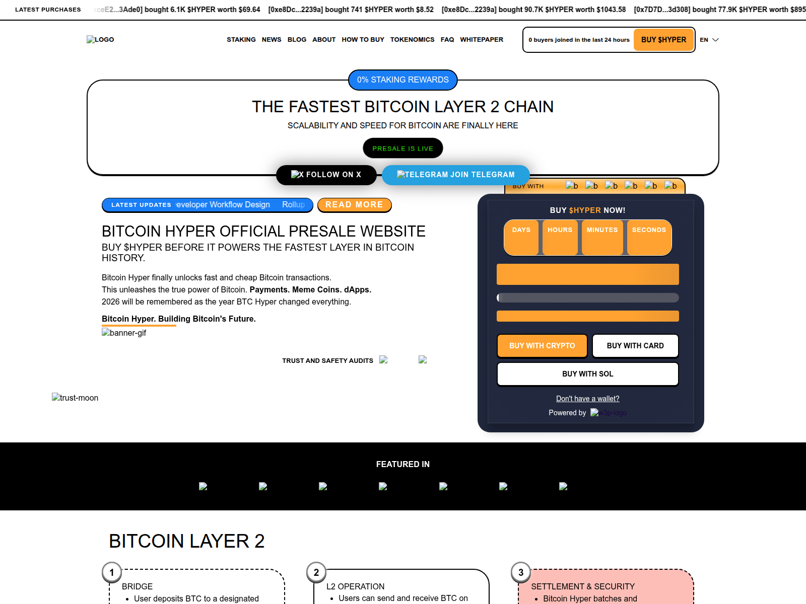Forensic screenshot of bitcoinhyper.app