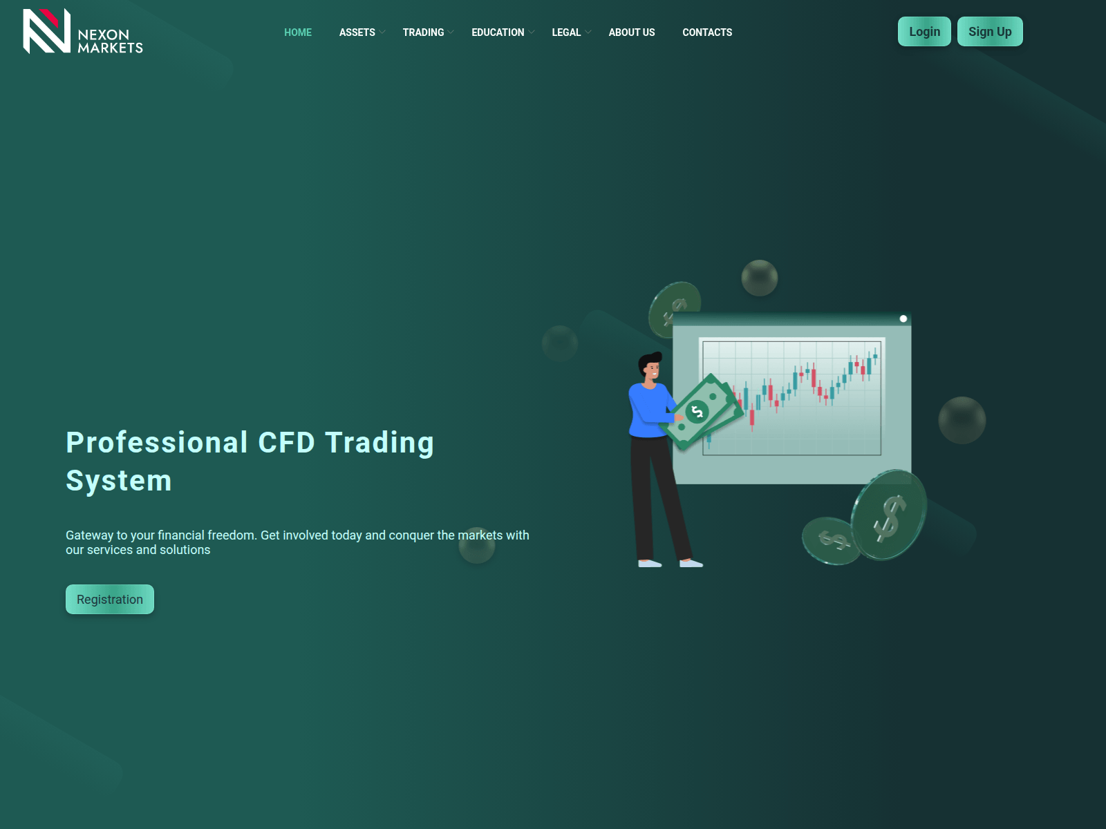 Forensic screenshot of nexonltd.com
