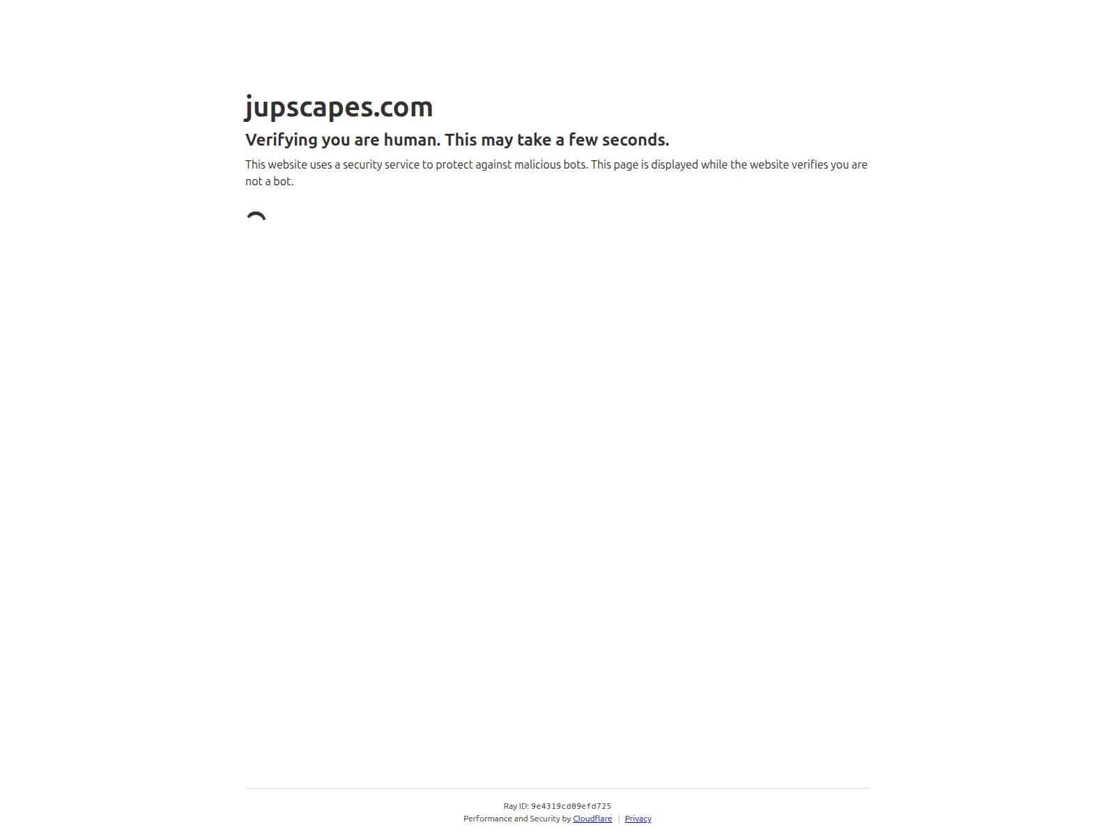 Forensic screenshot of jupscapes.com